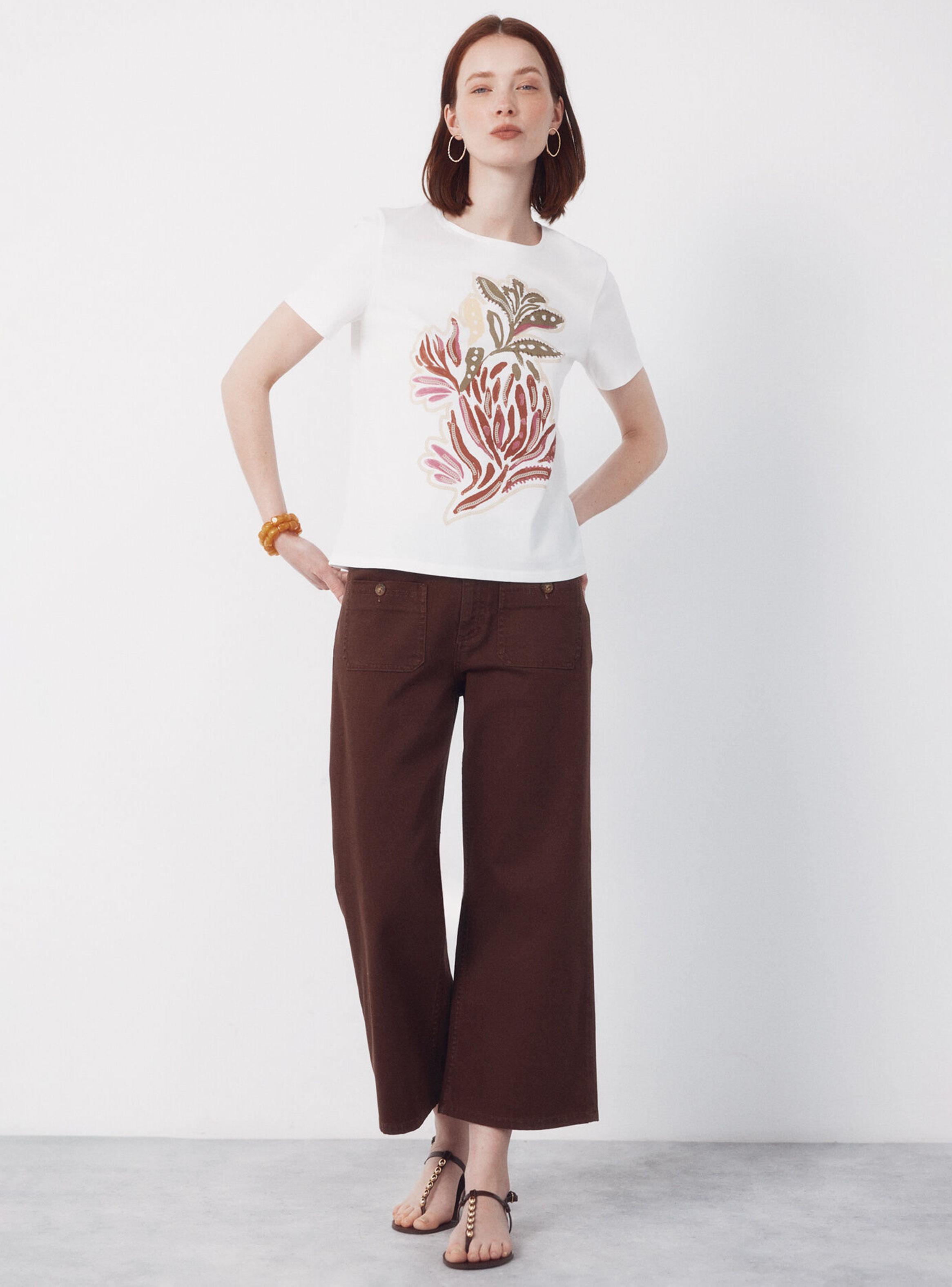 Polera Estampada Silueta Recta-3