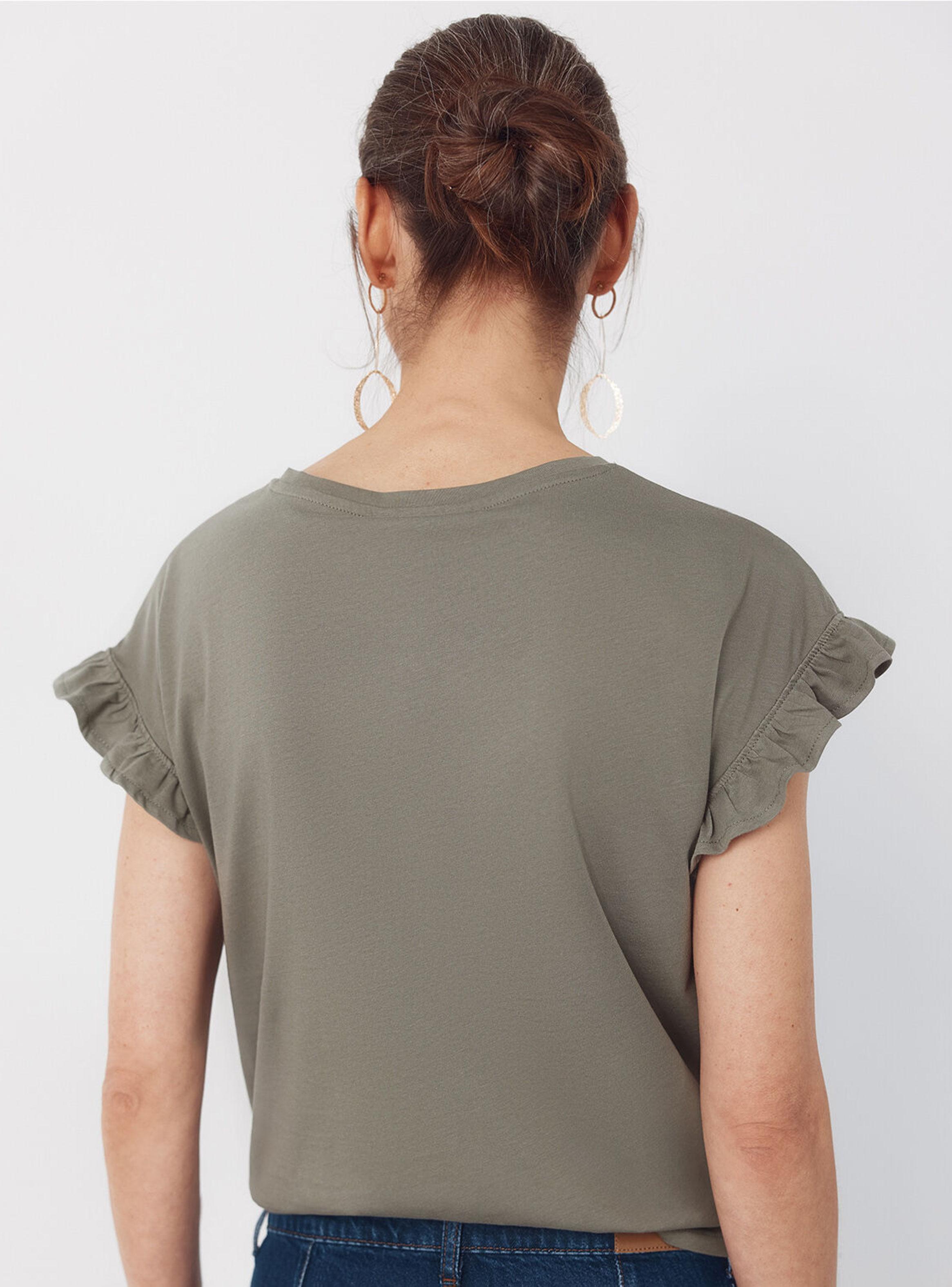 Polera Básica Volante-0