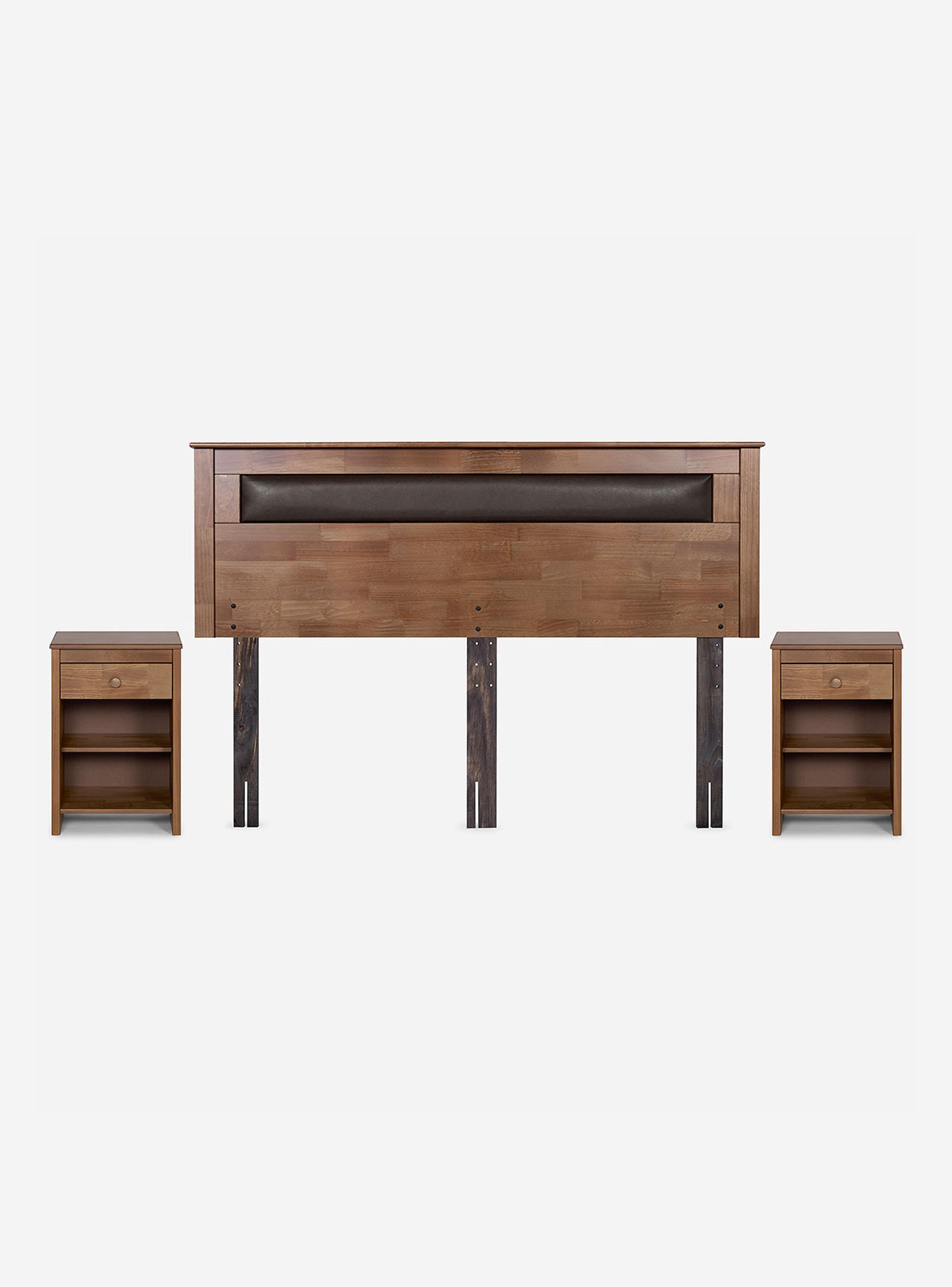 Cama Europea New Style 4 Plus King + Set Muebles Ferrara-2