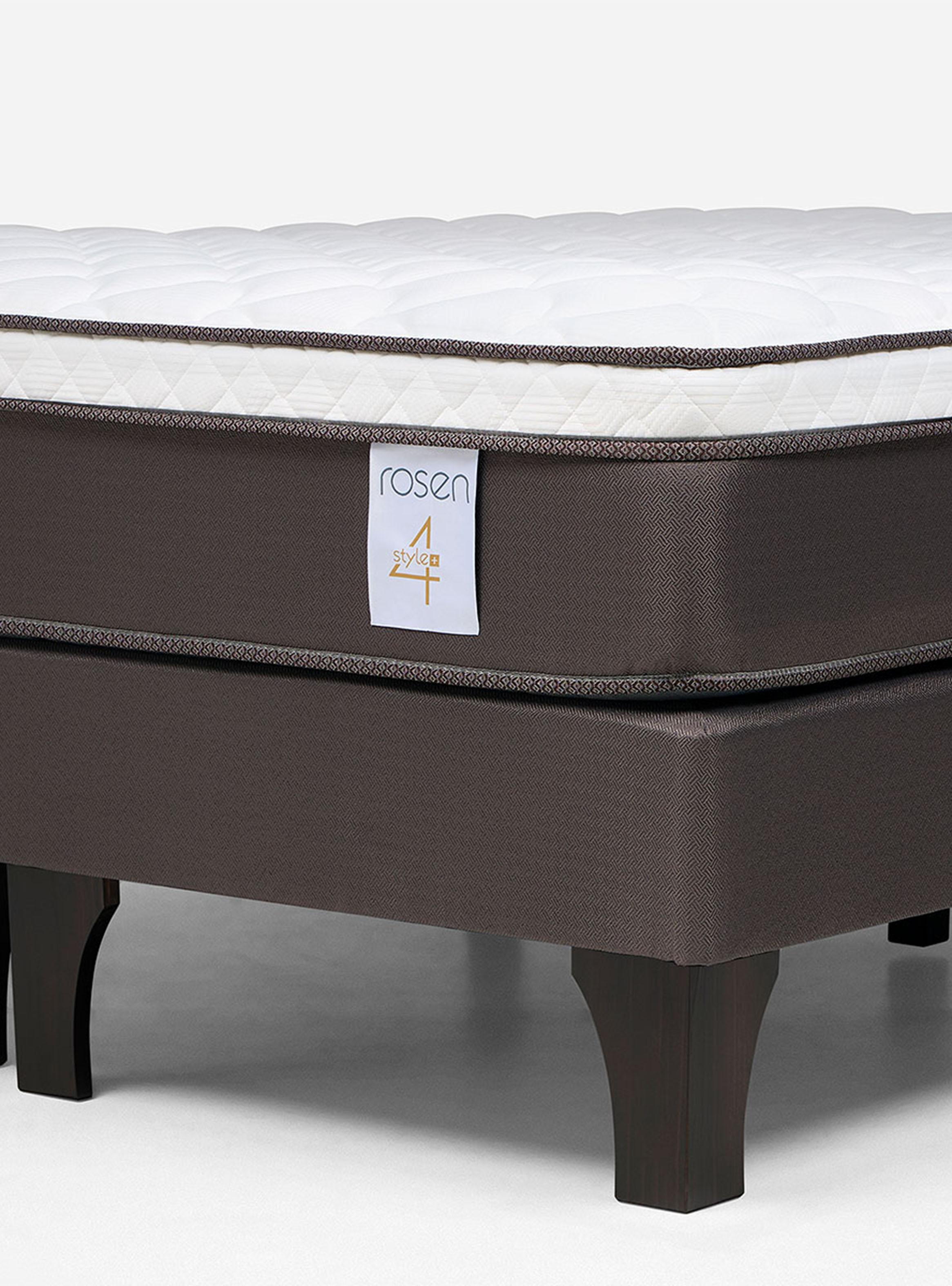 Cama Europea New Style 4 Plus 2 Plazas Base Dividida + Set Muebles Rachel-4