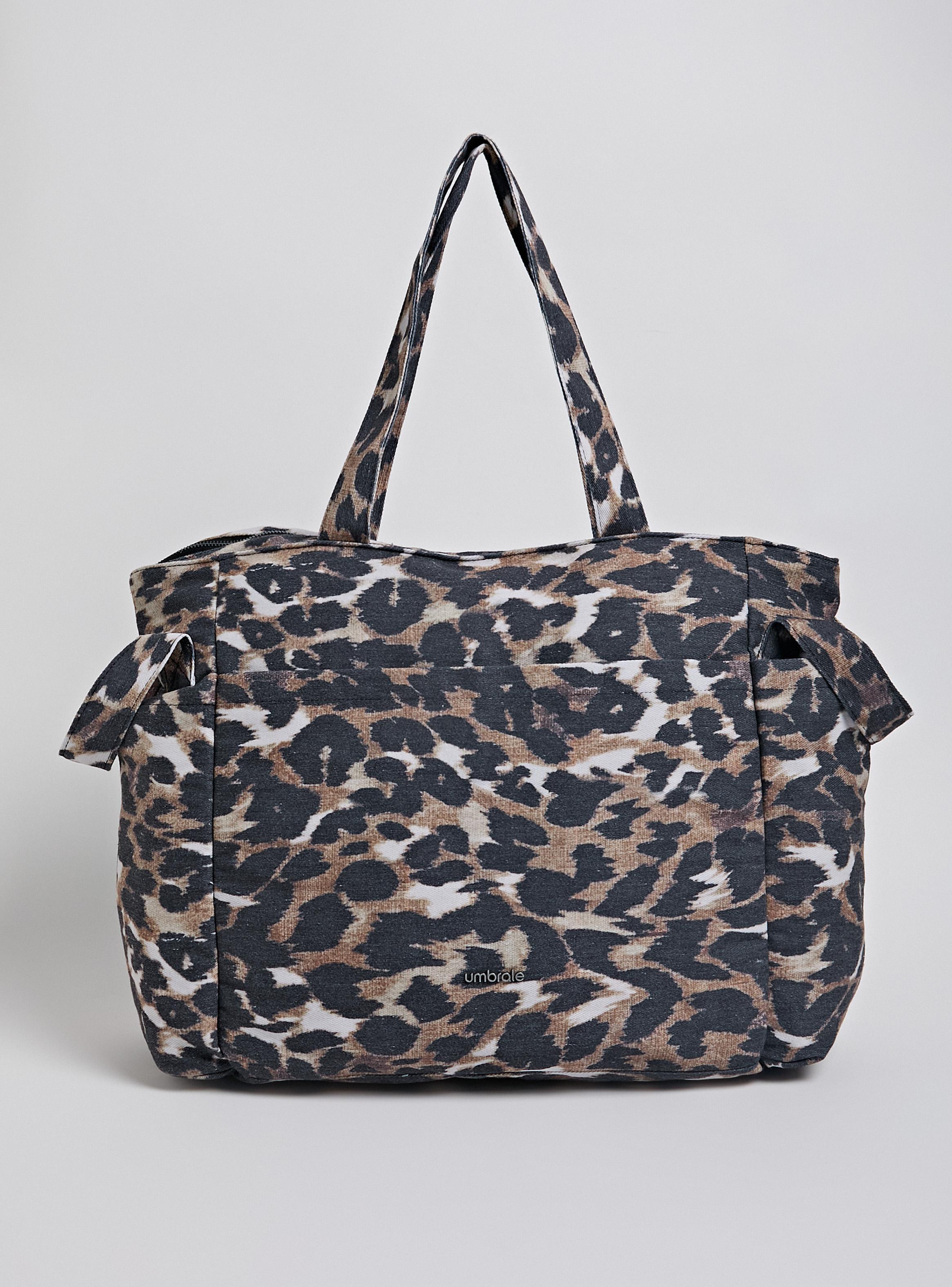 Bolso de Playa Tote Estampado Líneas-0