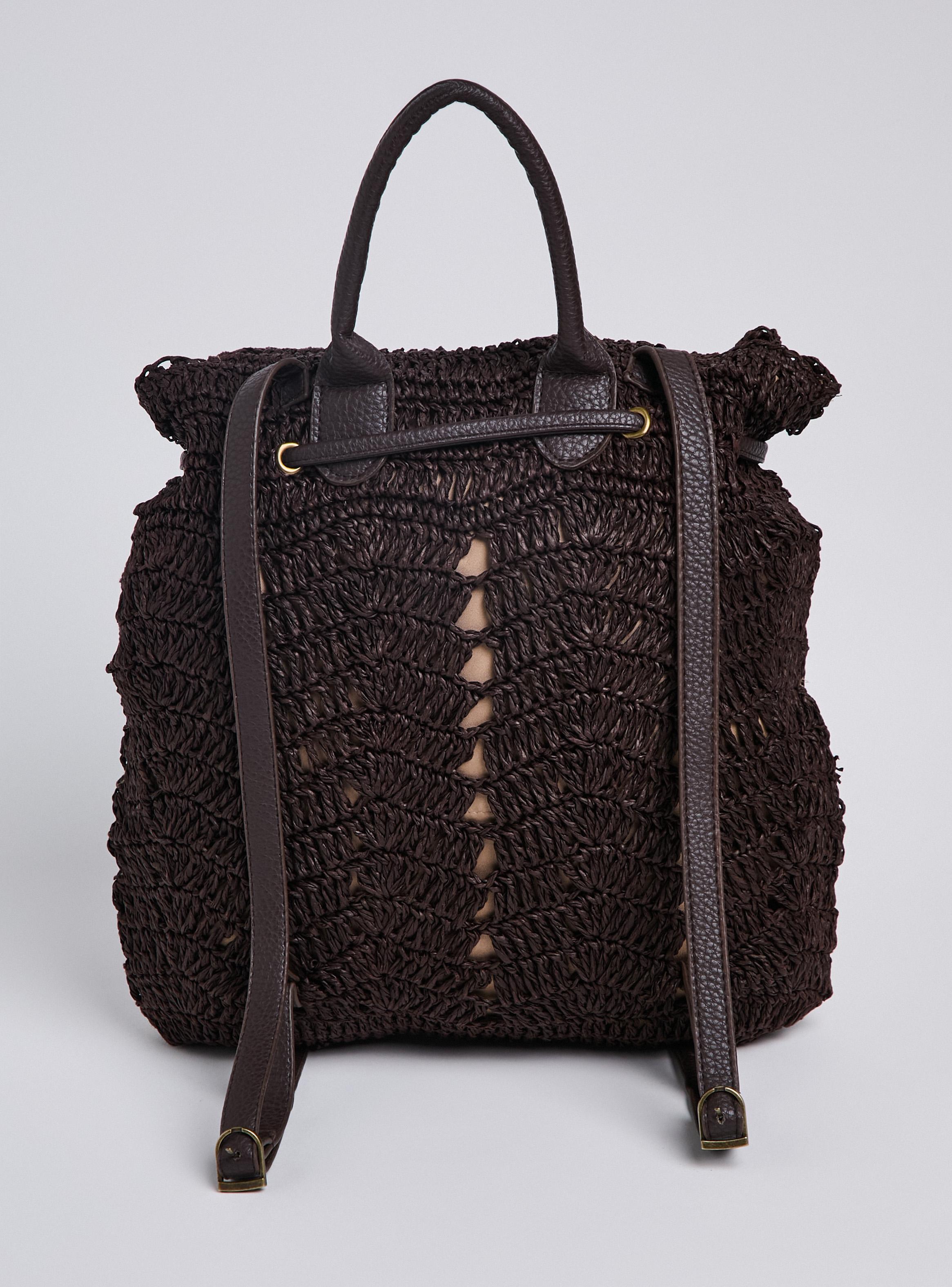 Mochila Urbana de Raffia-2