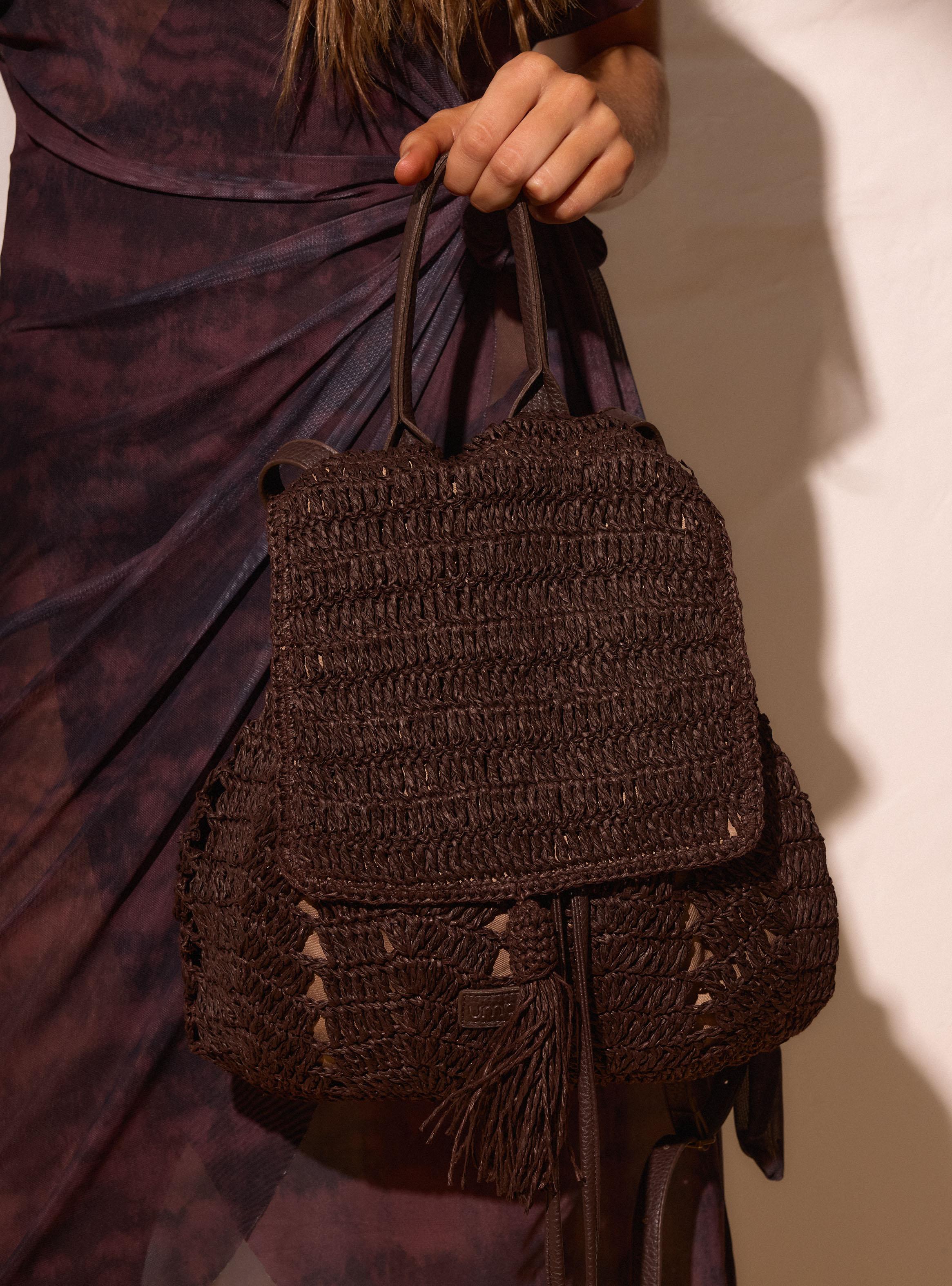 Mochila Urbana de Raffia-6