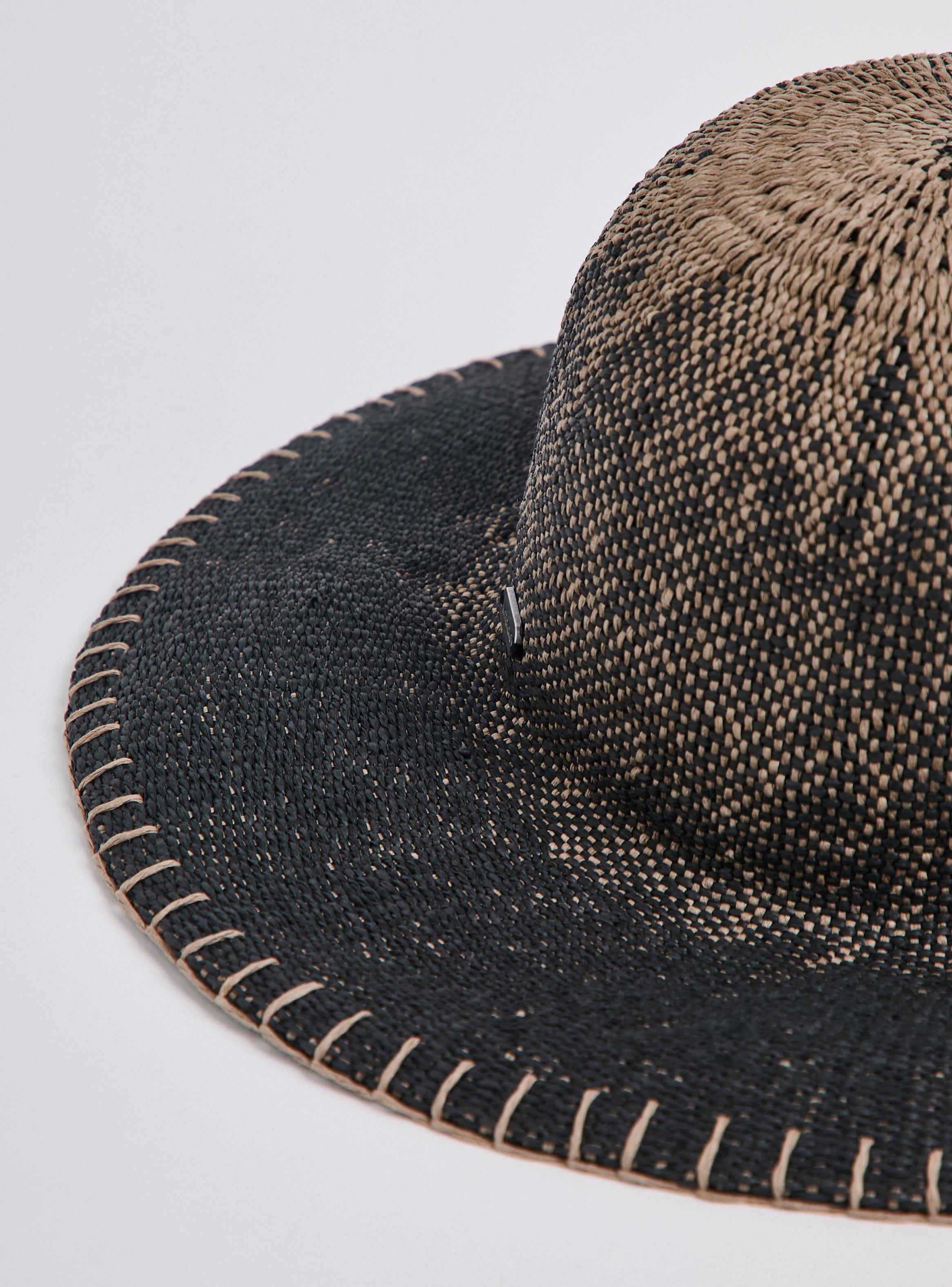 Sombrero Duo Tono con Detalle Bordado-2