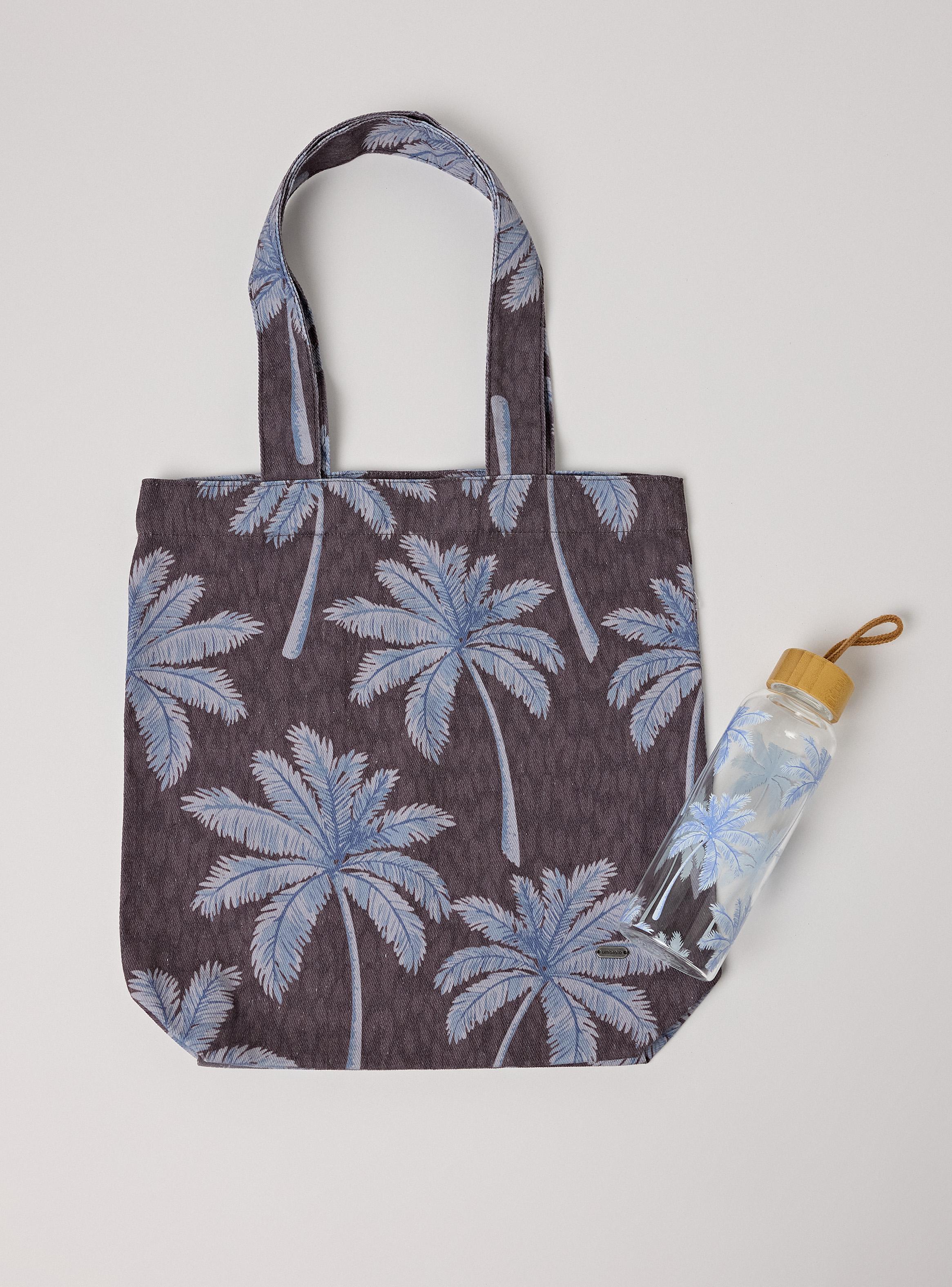 Set Bolso de Playa con Botella de Vidrio-2