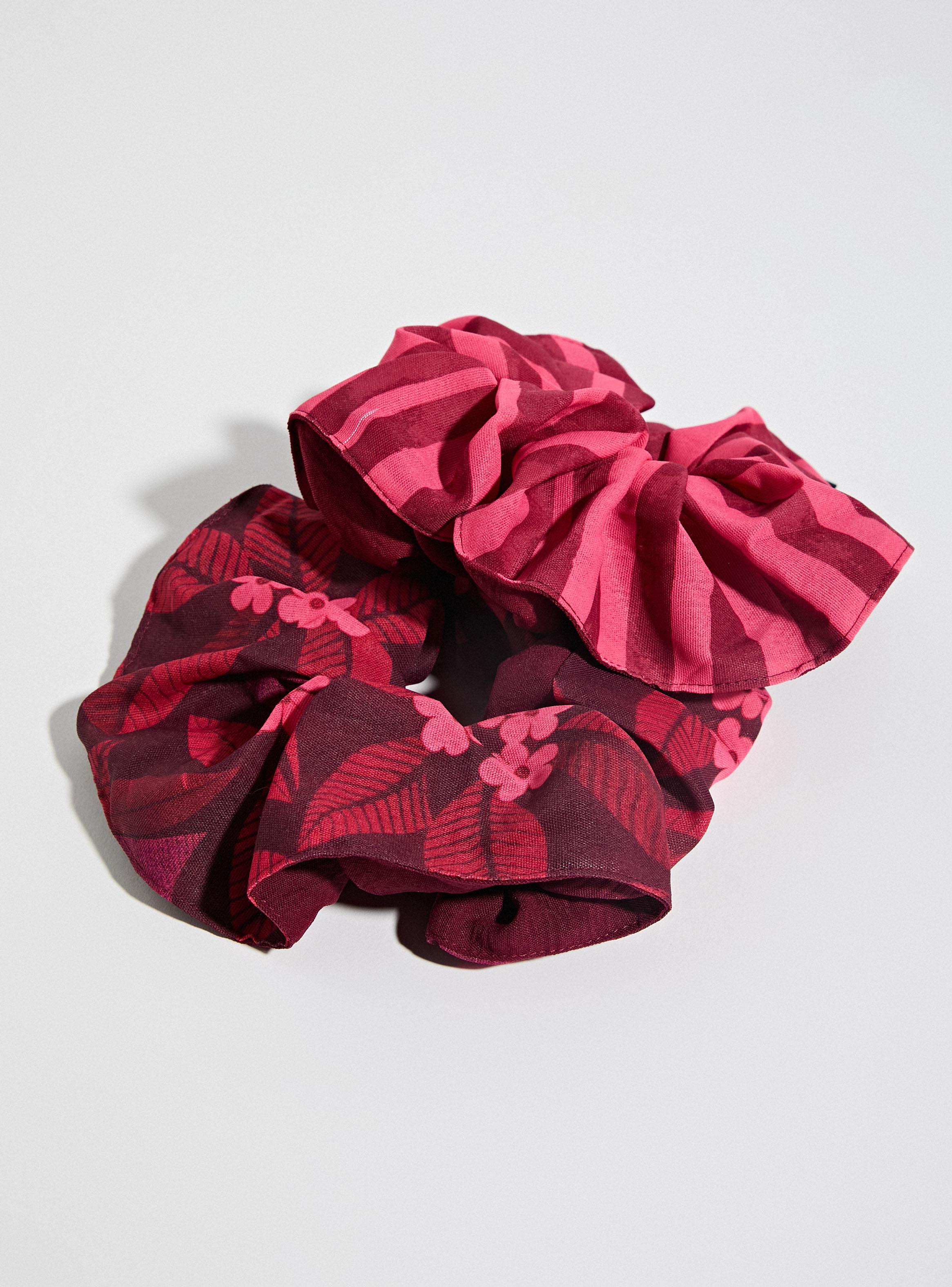 Pack de 2 Scrunchies Estampado a Tono-2