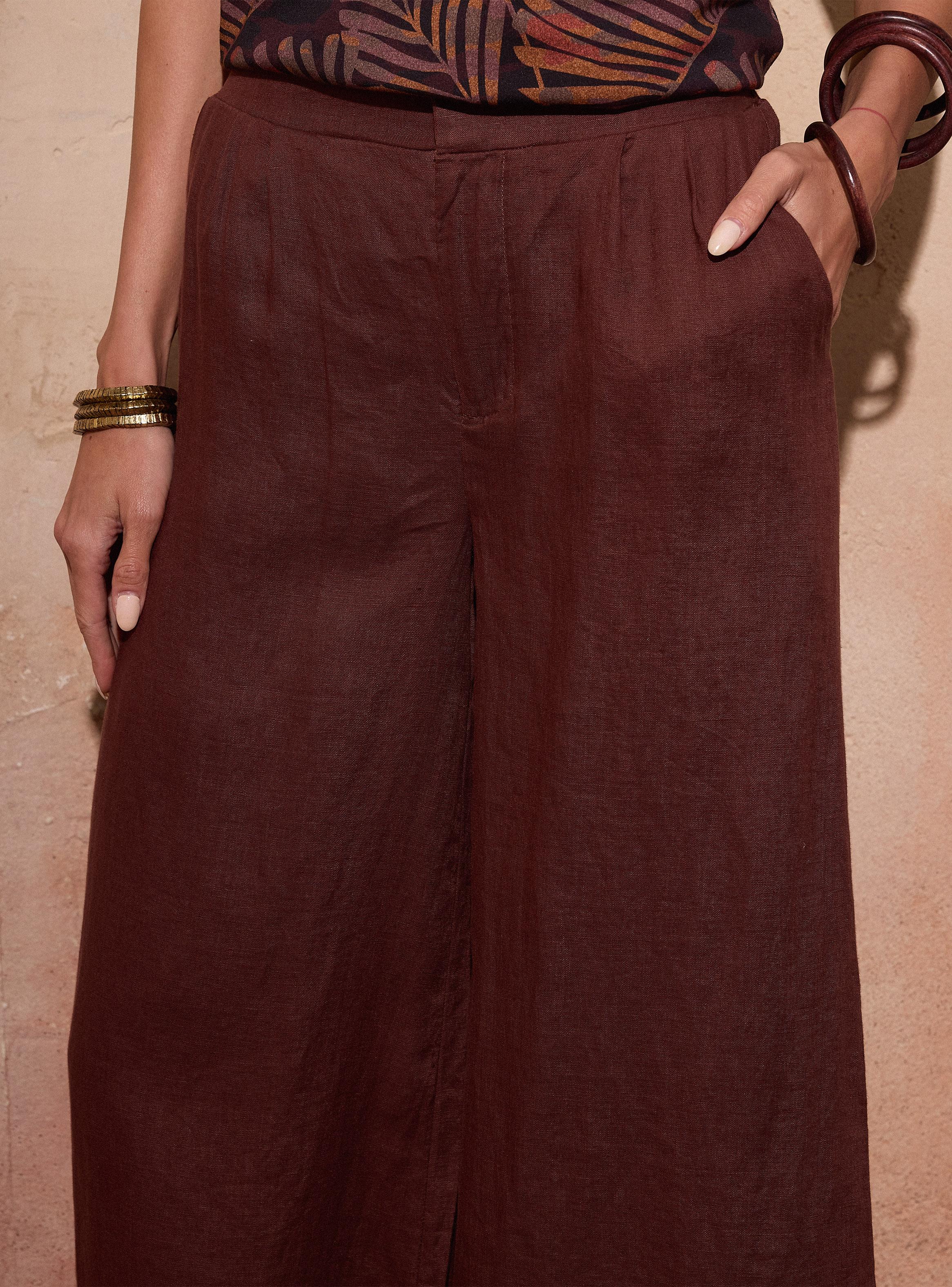 Pantalón Ancho Lino-2