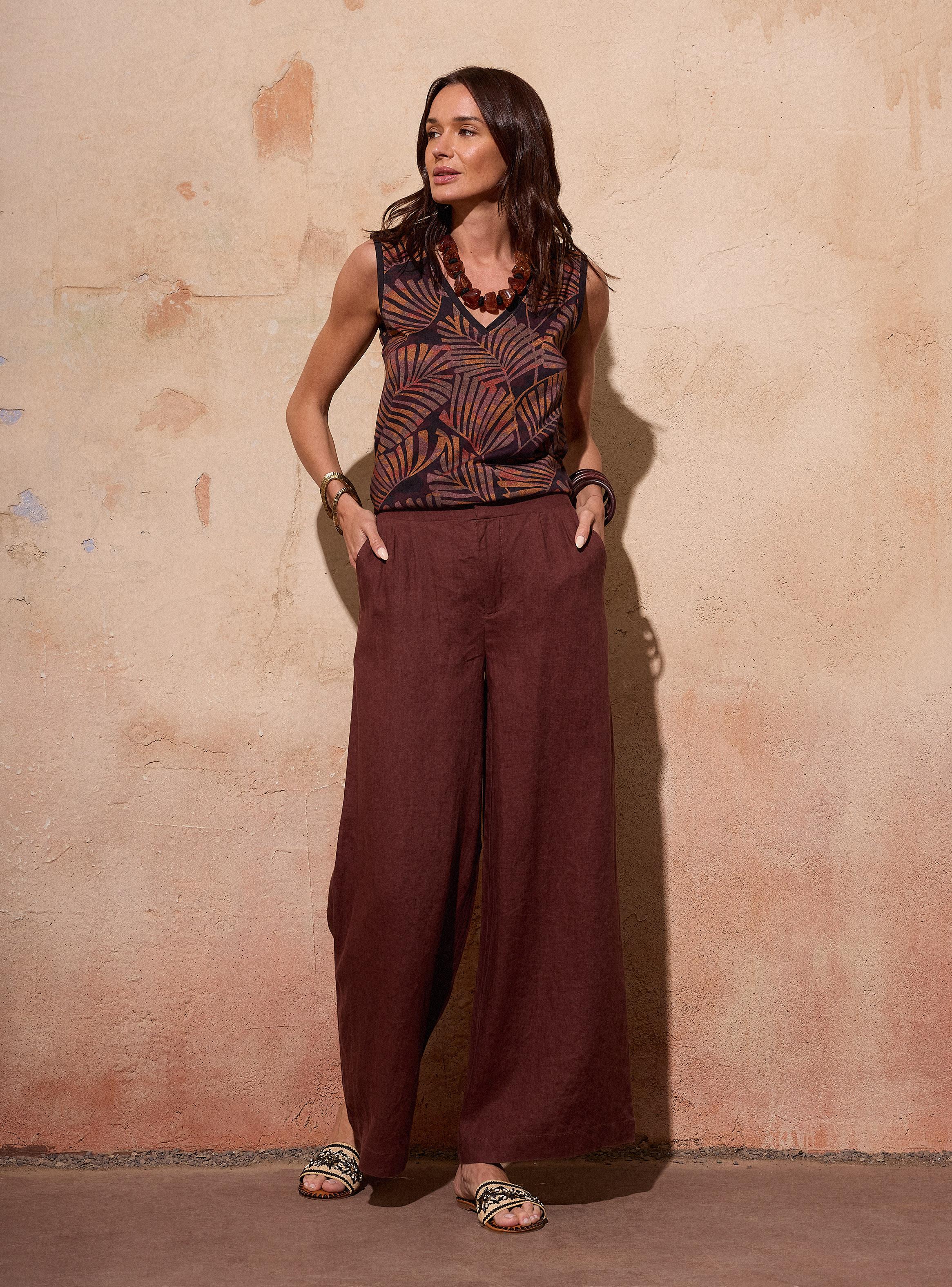 Pantalón Ancho Lino-4