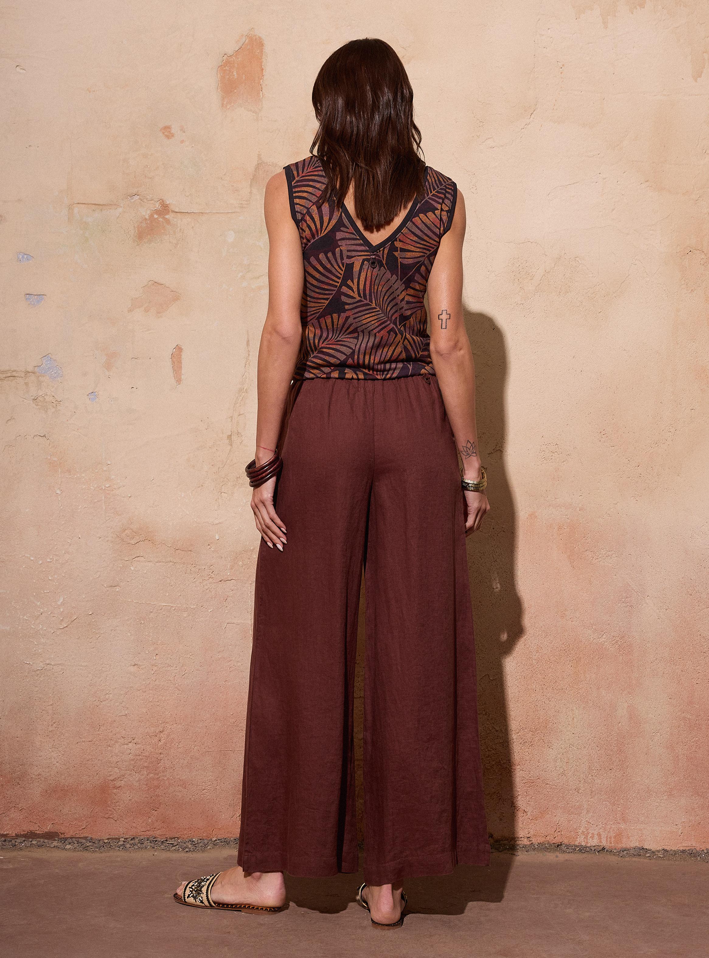 Pantalón Ancho Lino-5