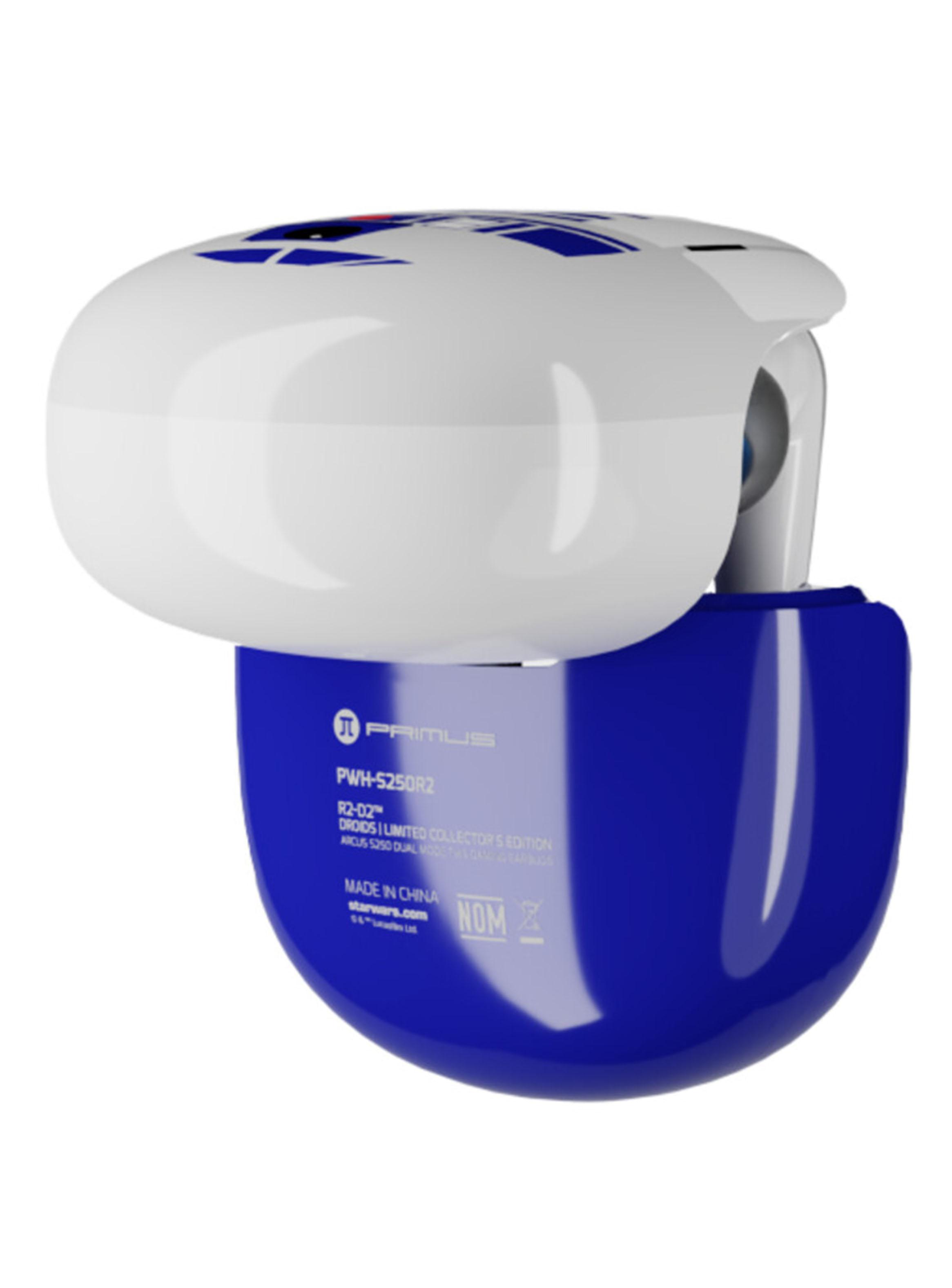 Audífonos Bluetooth TWS ARCUSS250 Blanco Azul-4