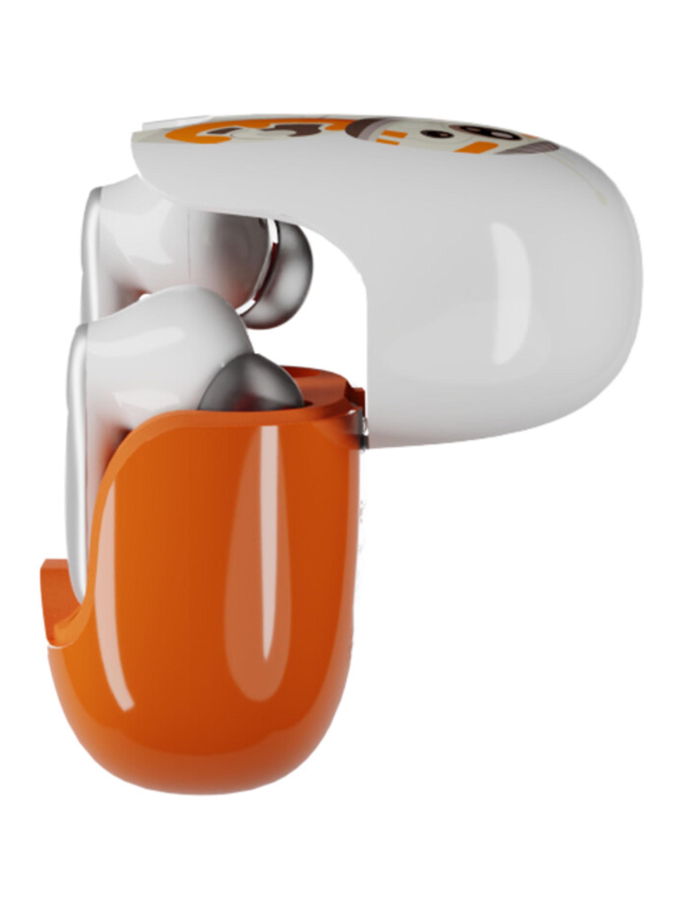 Audífonos Bluetooth TWS ARCUSS250 Blanco Naranjo-2