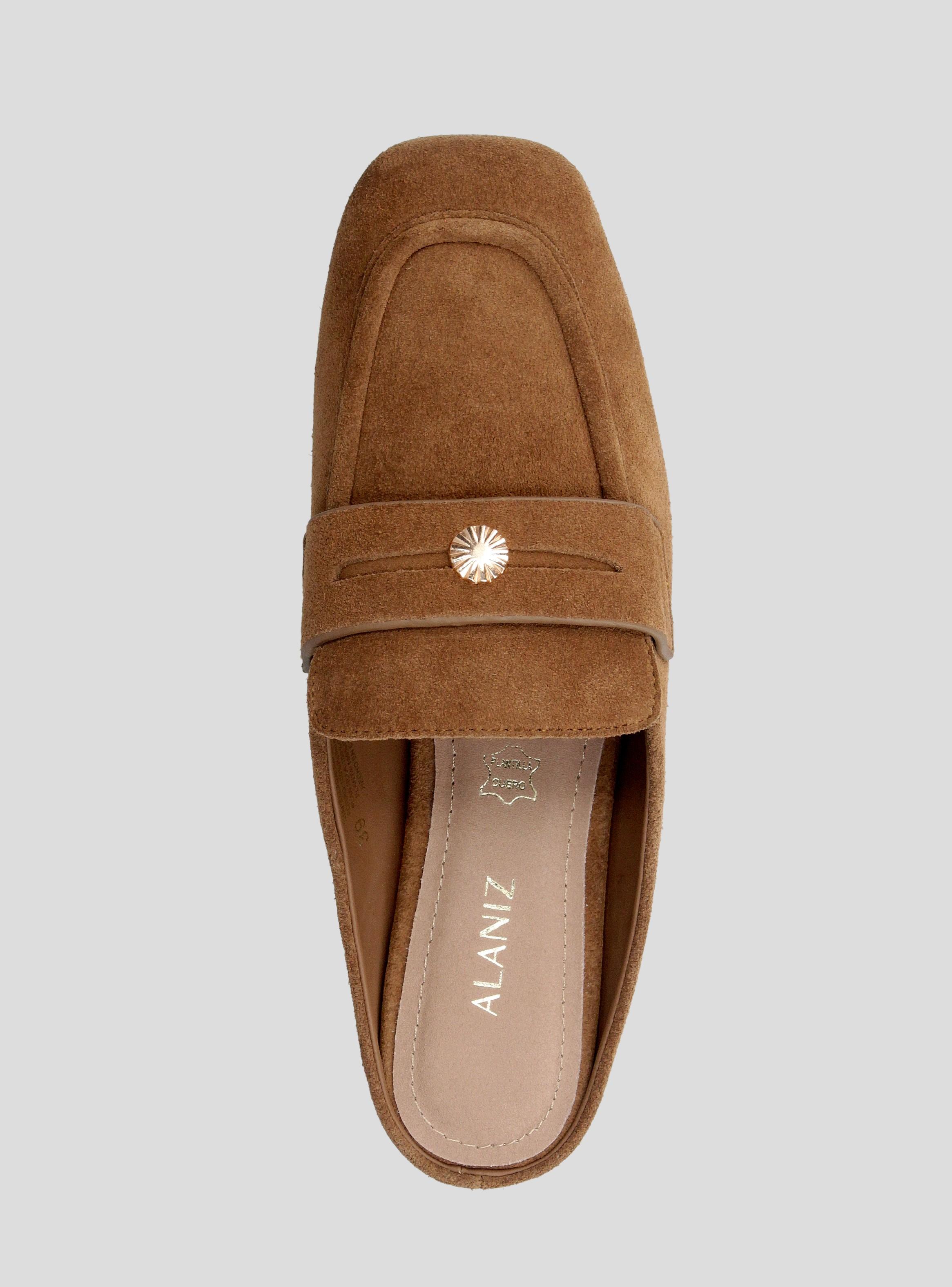 Mocasín De Cuero Slip On Mujer-3