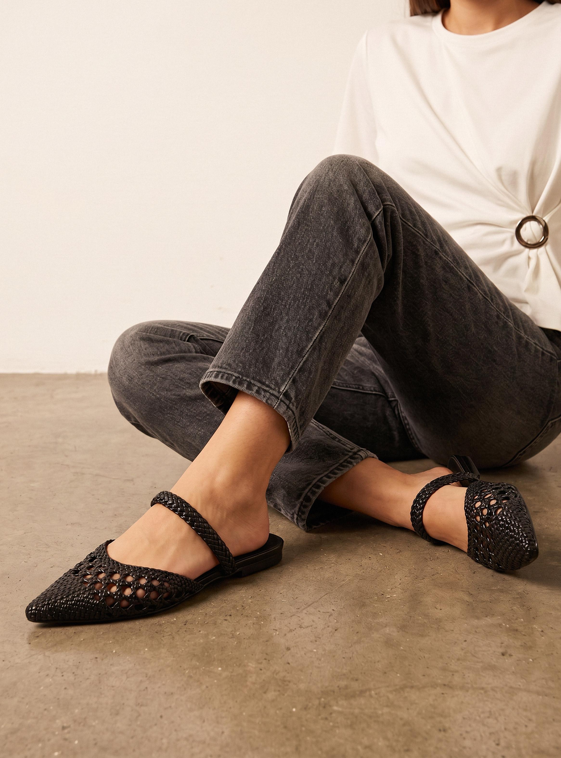 Ballerina Slip On Mujer Trenzada-0