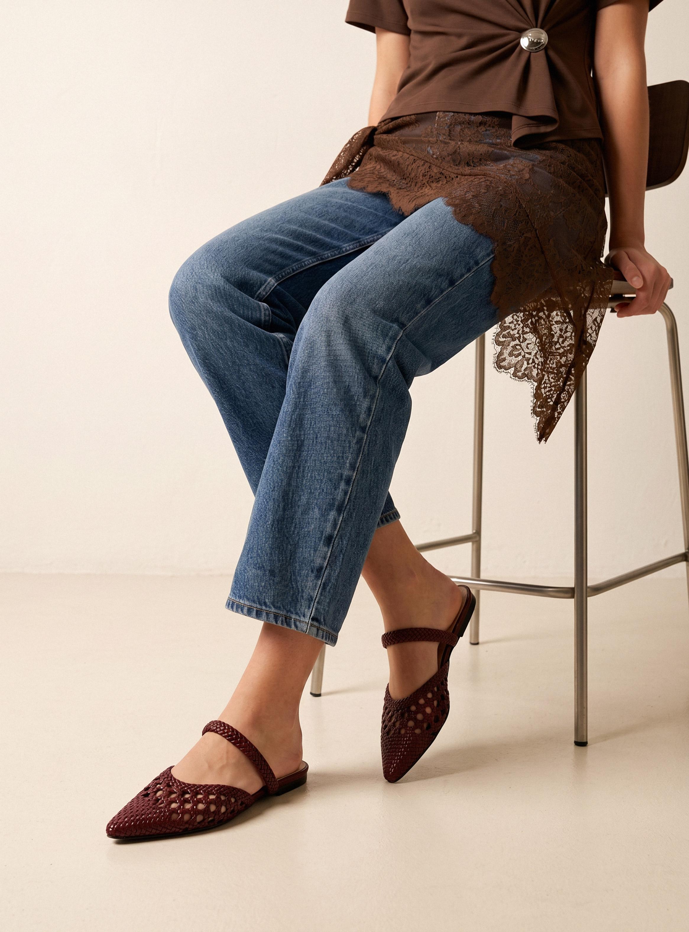 Ballerina Slip On Mujer Trenzada-0