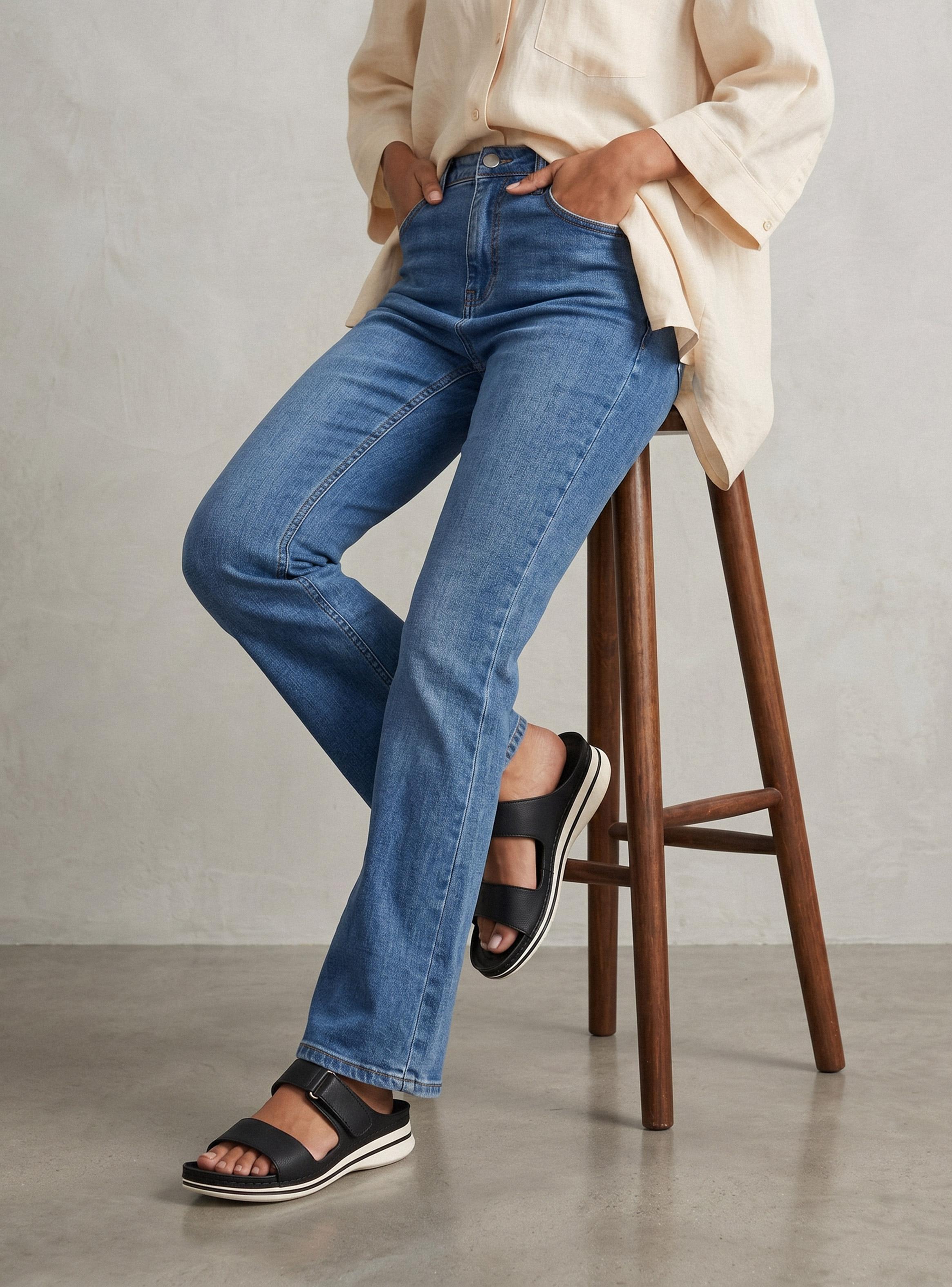 Sandalia Confort Tira Ajustable Mujer-0