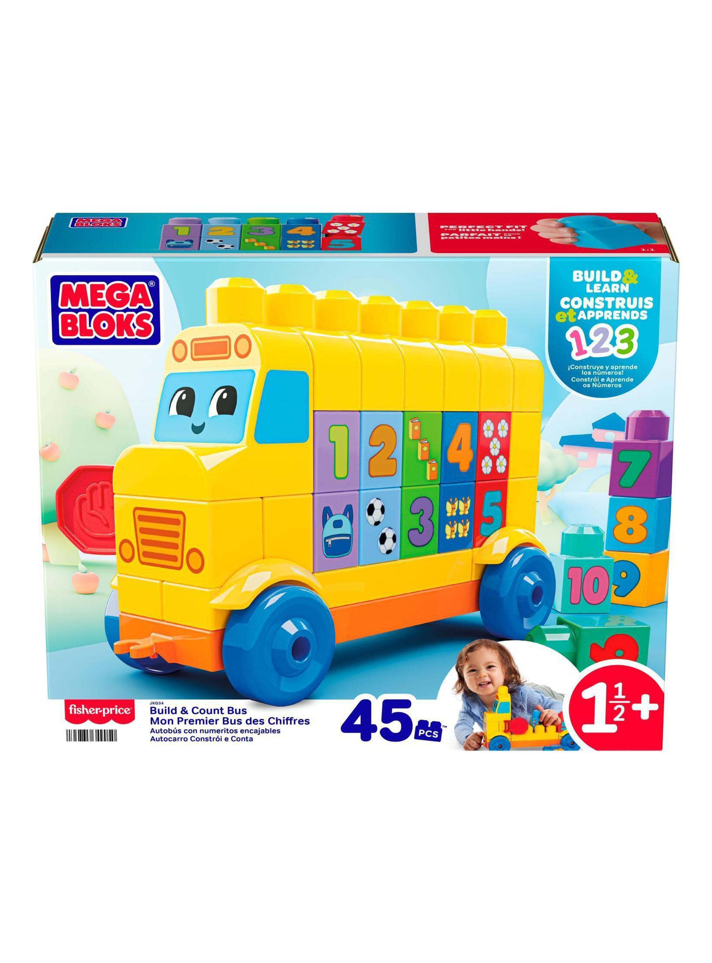 Set de Construcción Autobús de Números Encajables y Contar-3