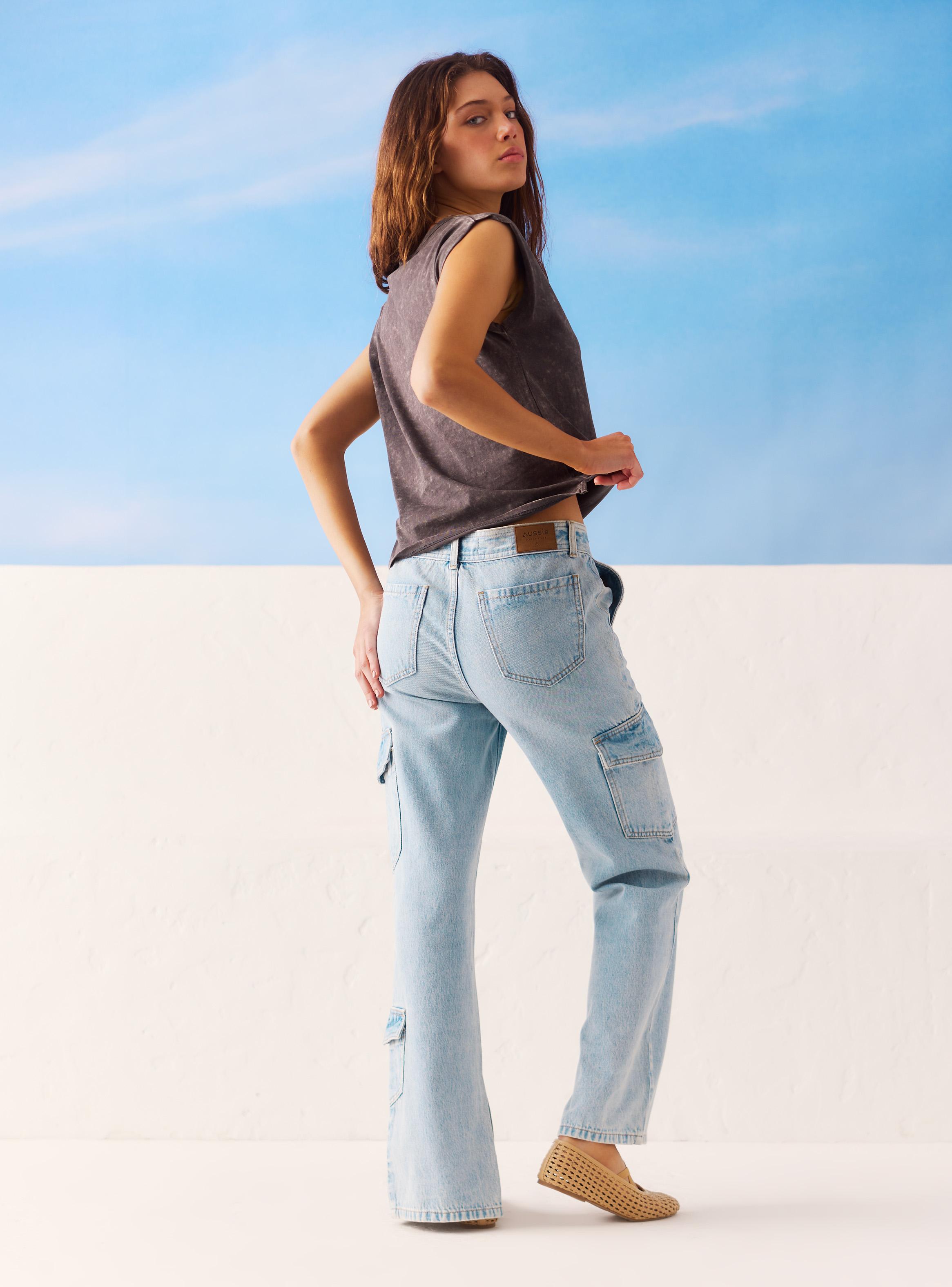Jeans Bolsillo Cargo-5