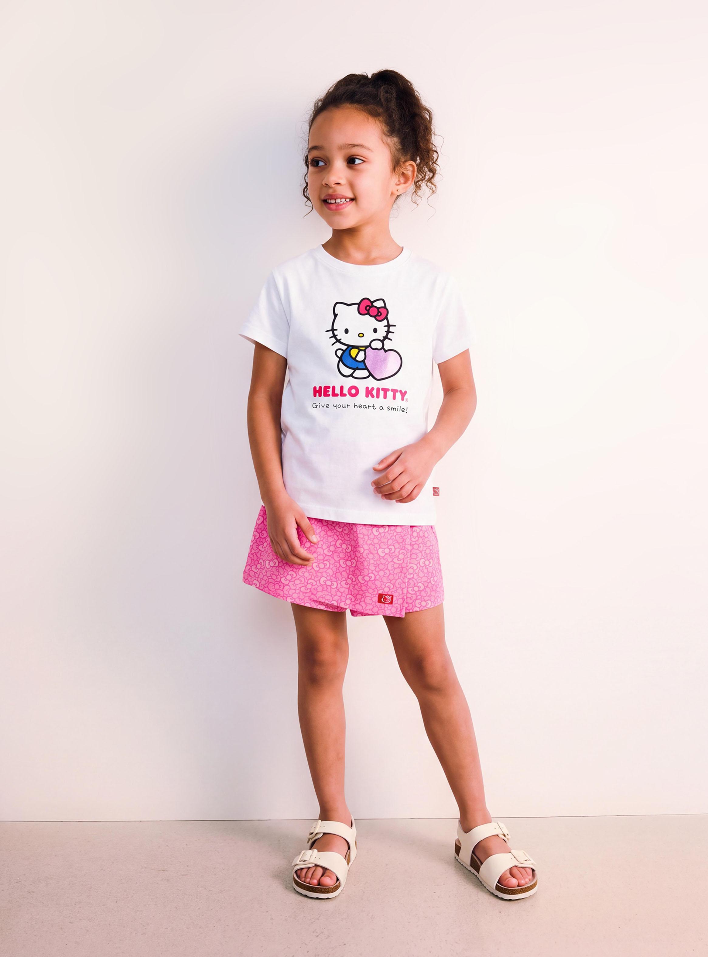 Conjunto Polera y Skort Hello Kitty Corazón-0