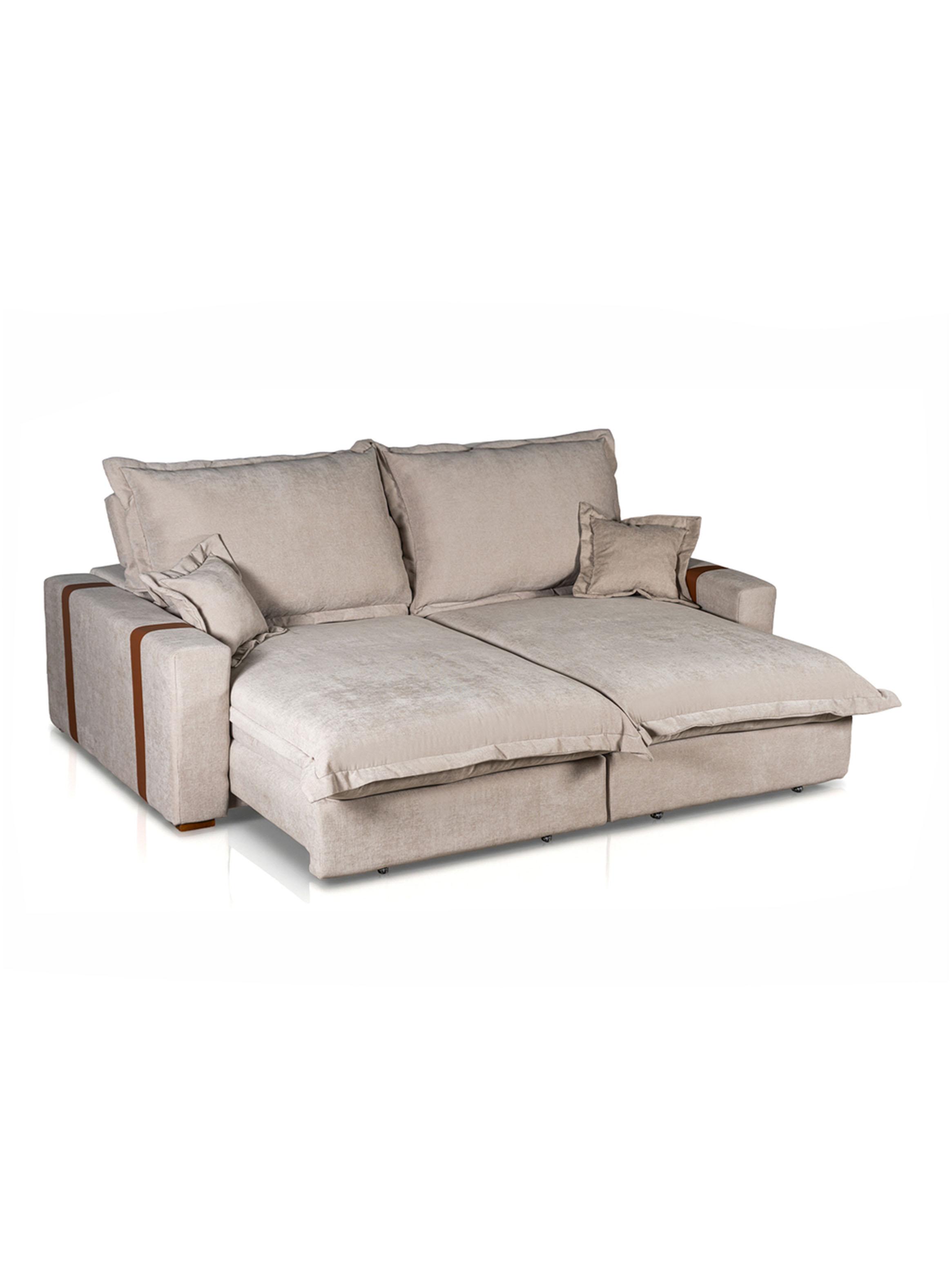 Sofá Retráctil Reclinable Nairobi Caramelo-2