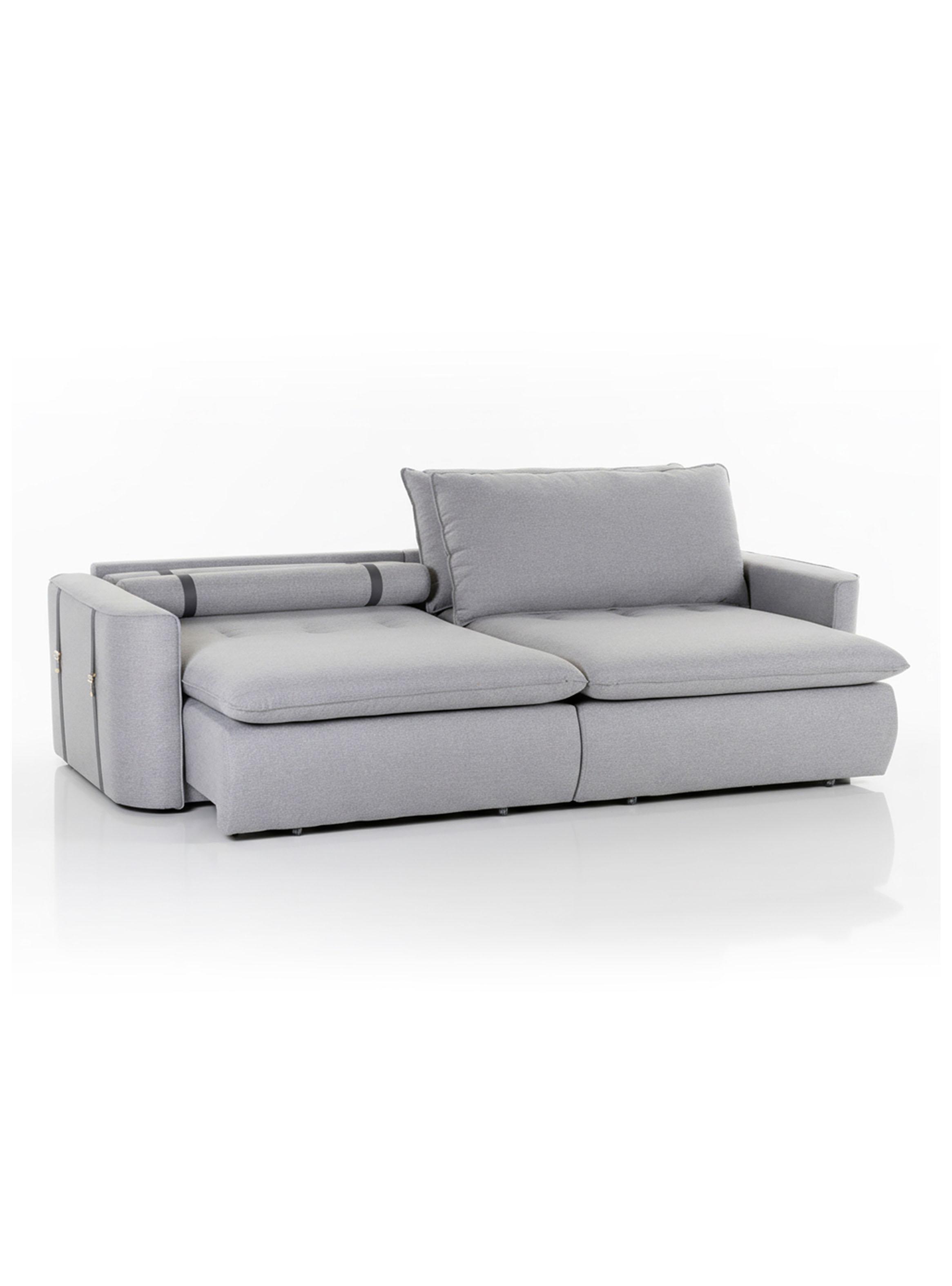 Sofá Cama Colina 2 Cuerpos Prata-3