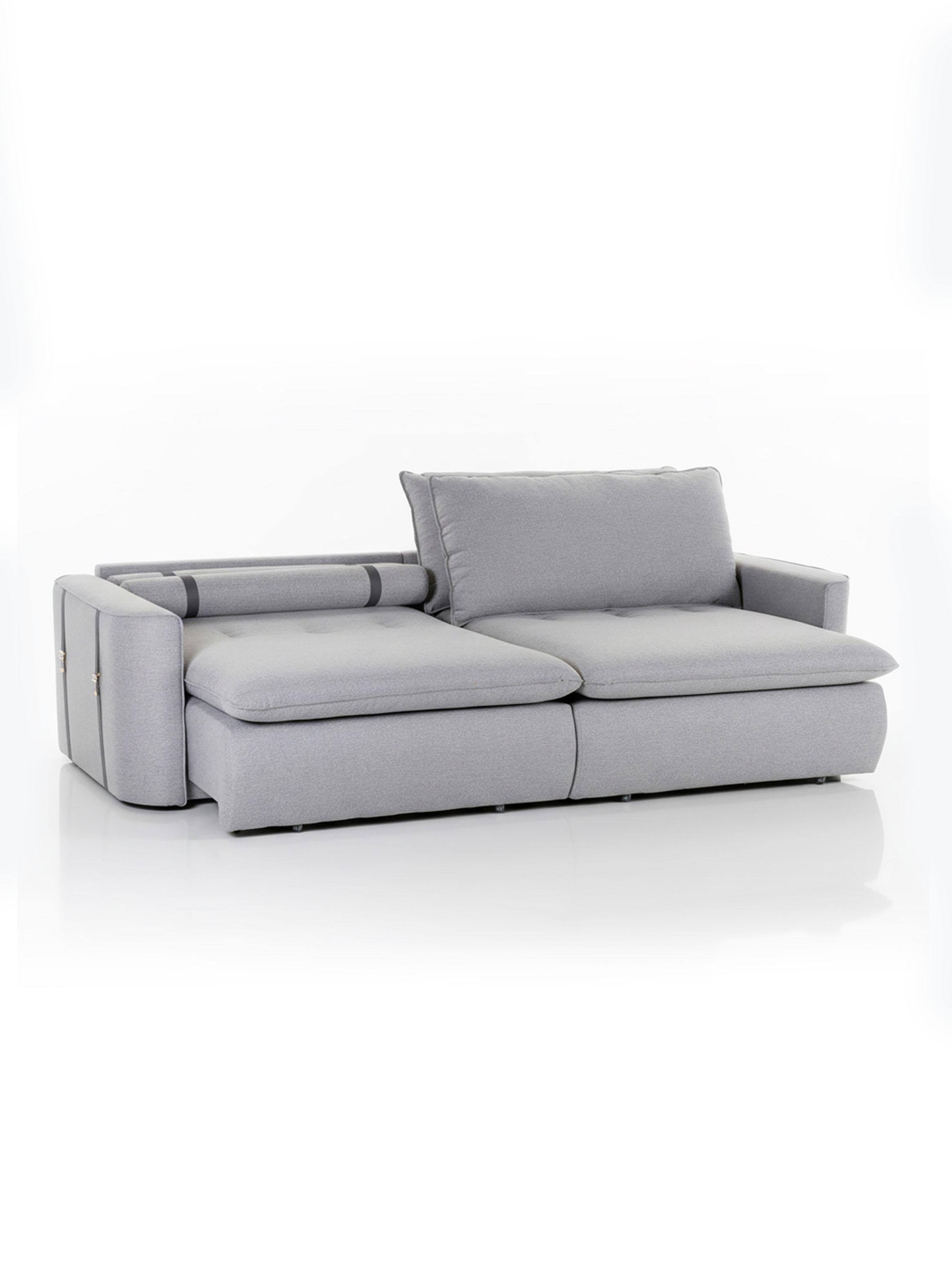Sofá Cama Colina 2 Cuerpos Prata-4