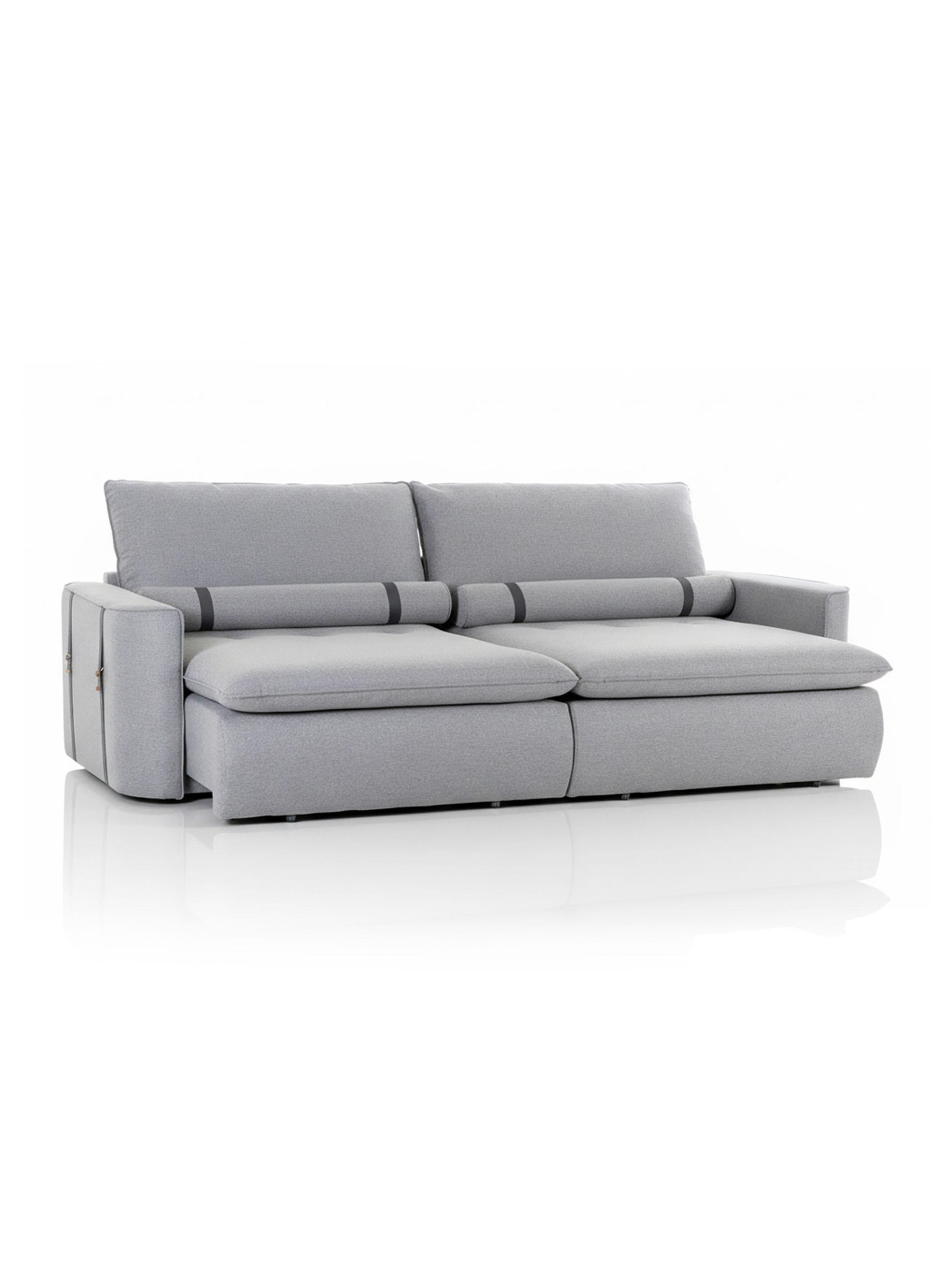 Sofá Cama Colina 2 Cuerpos Prata-3