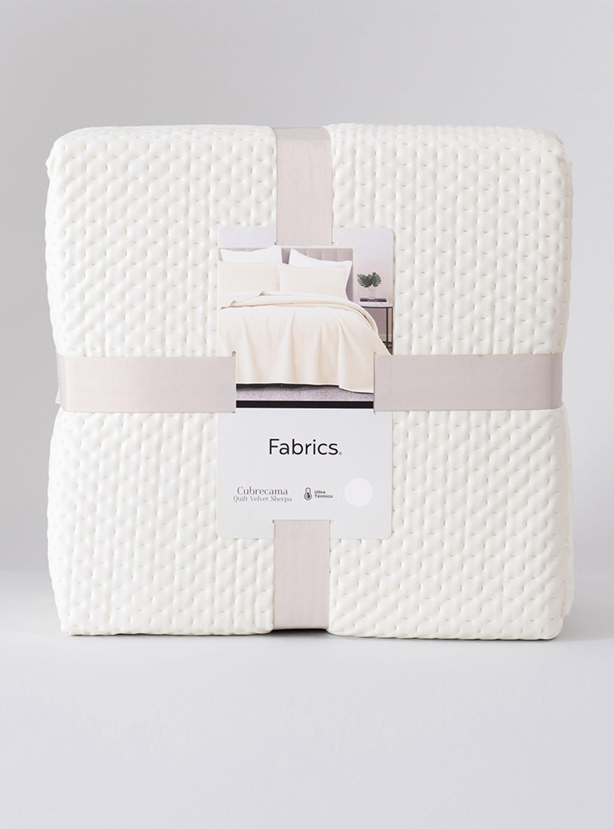 Quilt Velv Sherpa 1.5 Plazas Akio Crudo-3