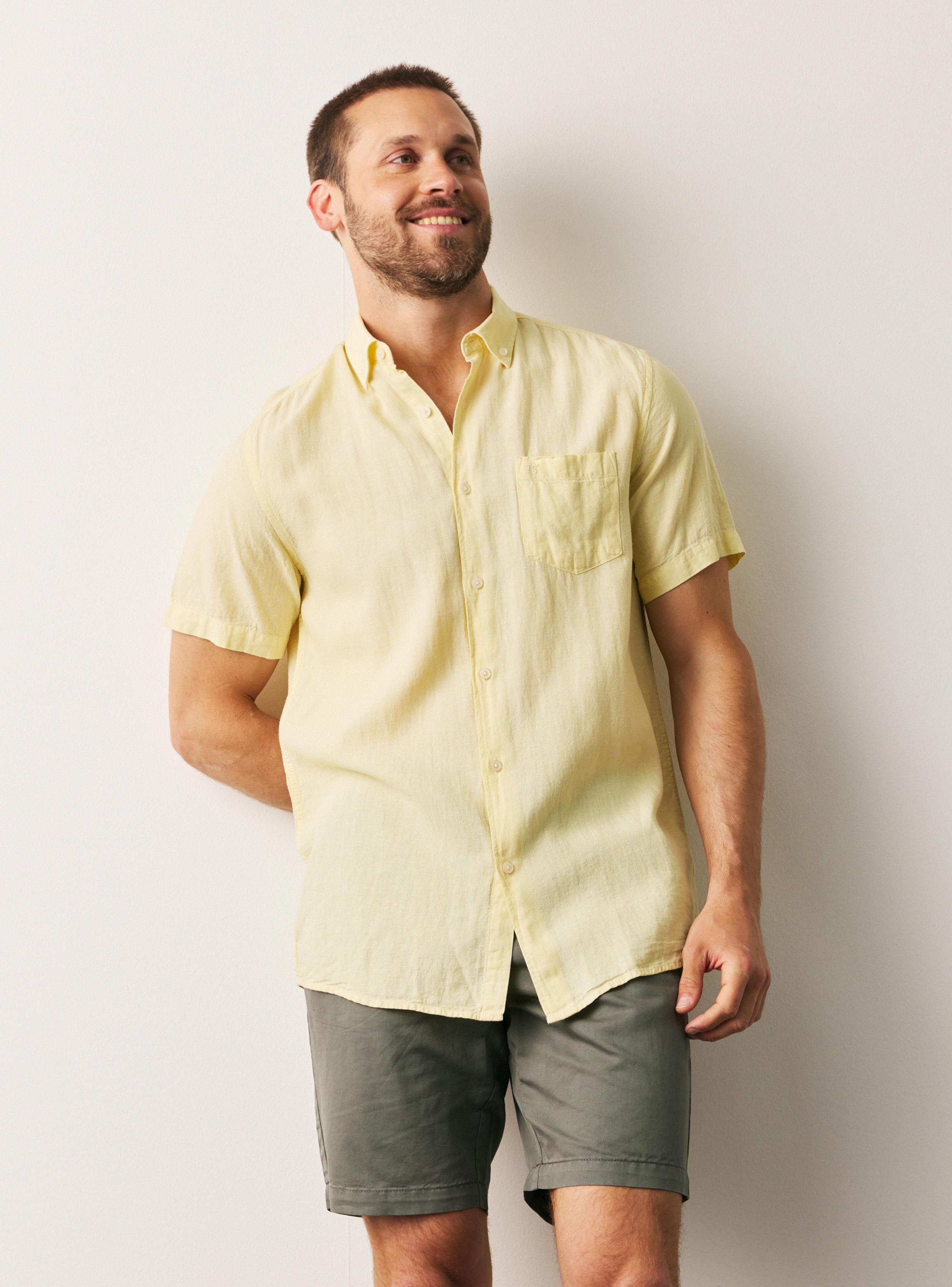 Camisa Lino Viscosa-0