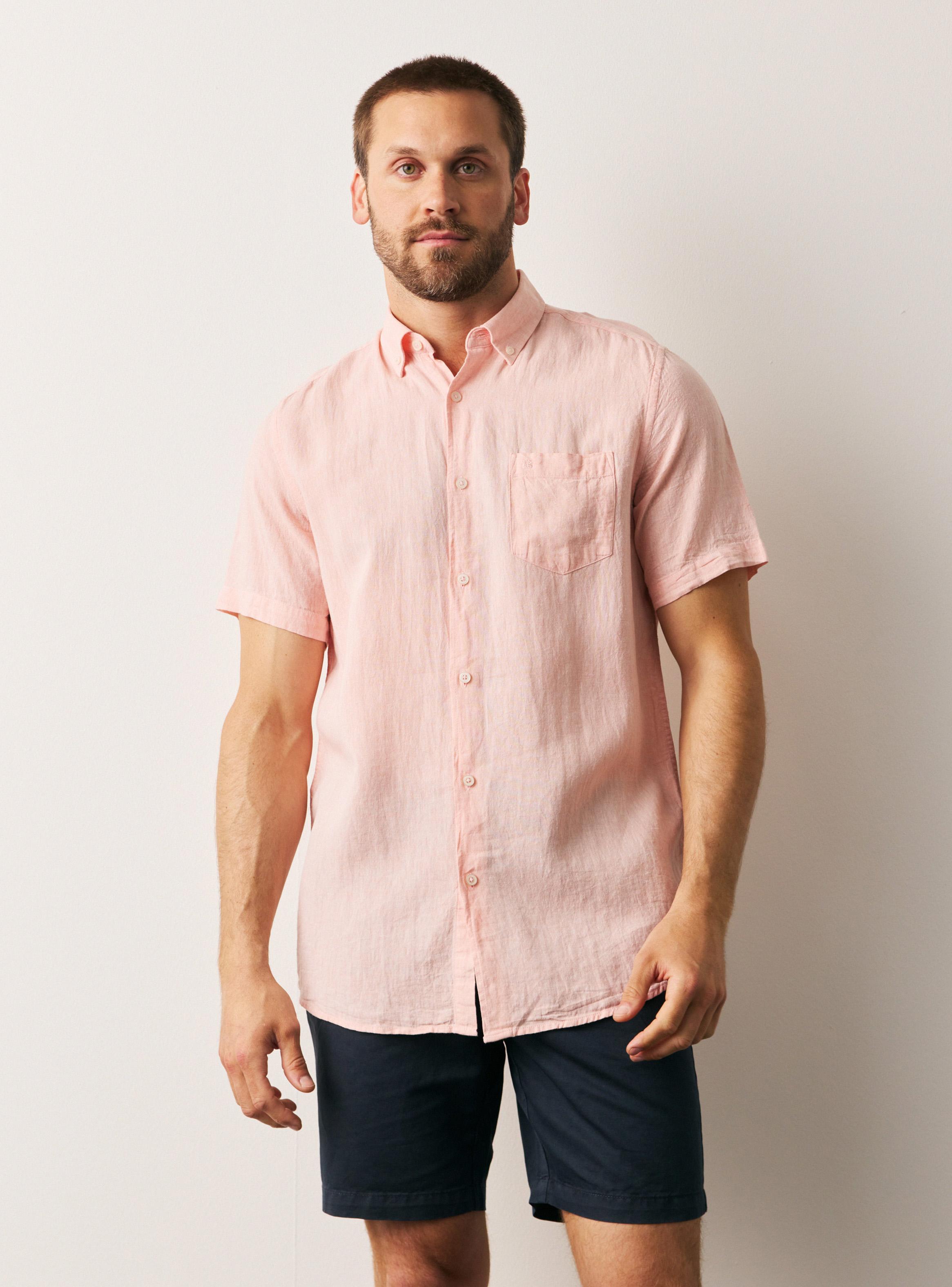 Camisa Lino Viscosa-0