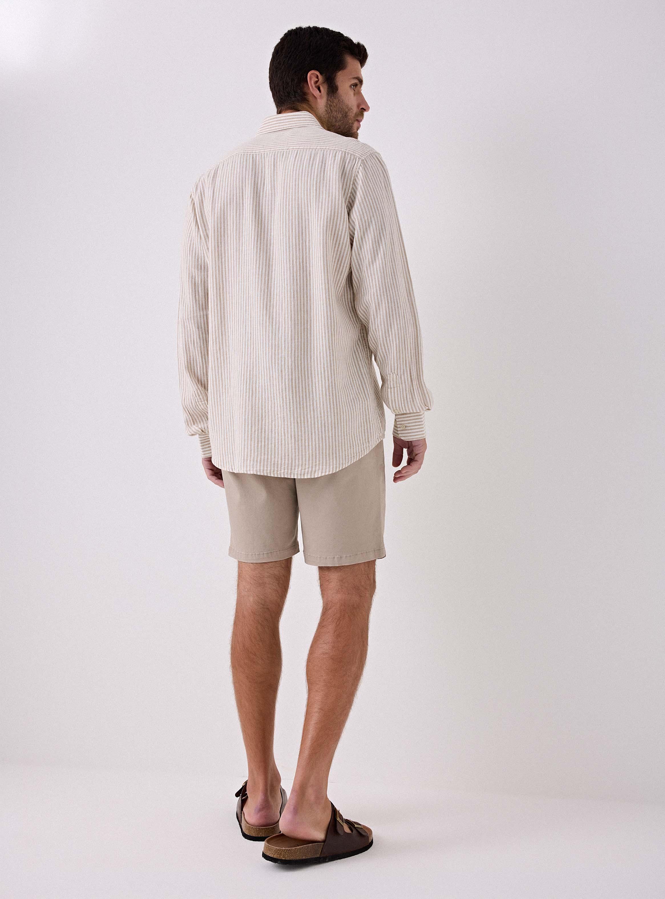 Camisa Lino Rayas-5
