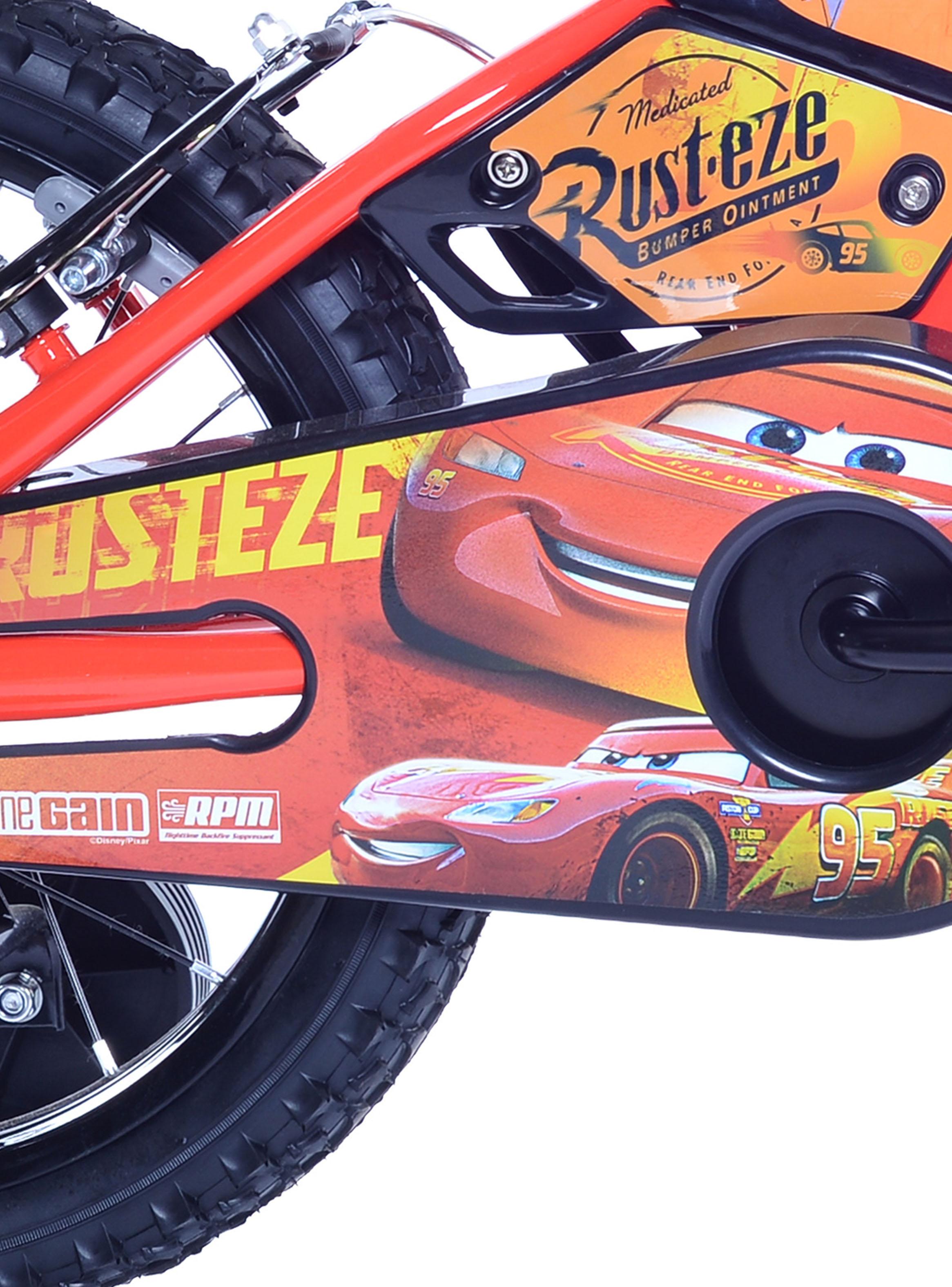 Bicicleta Infantil Disney Cars Aro 12'' Niño-5