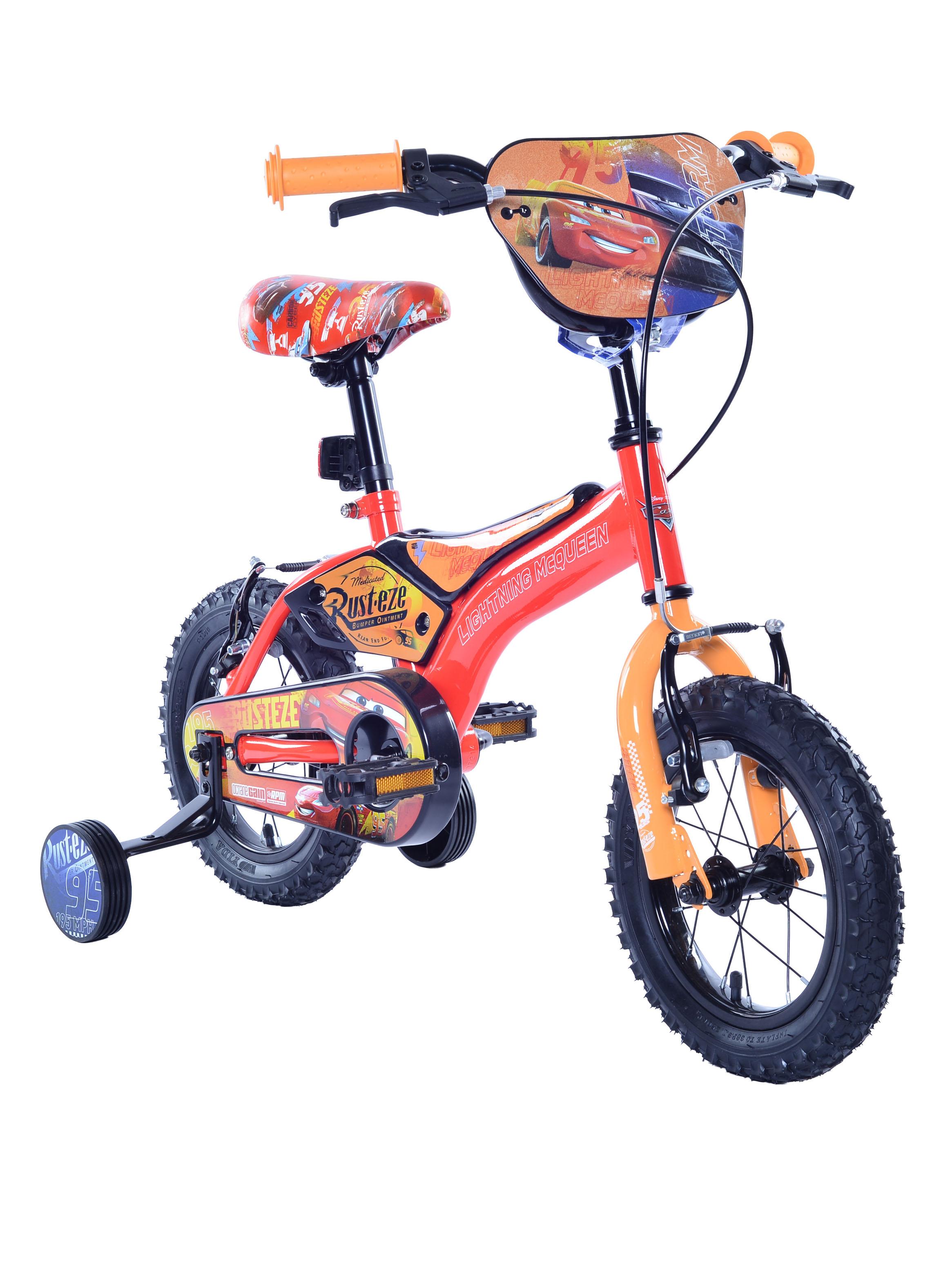 Bicicleta Infantil Disney Cars Aro 12'' Niño-1