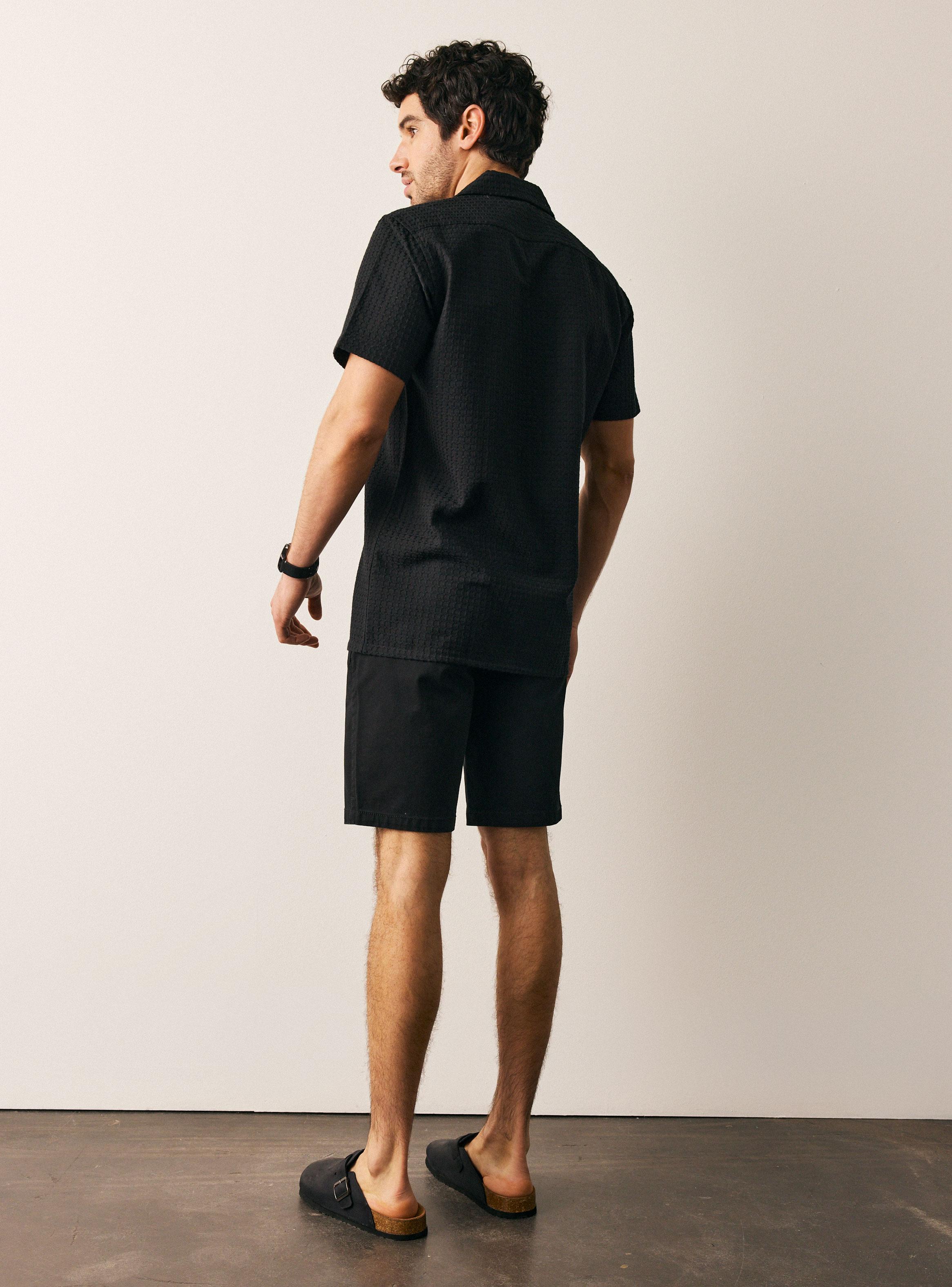 Bermuda Gabardina Corte Chino Cintura Elasticada-5