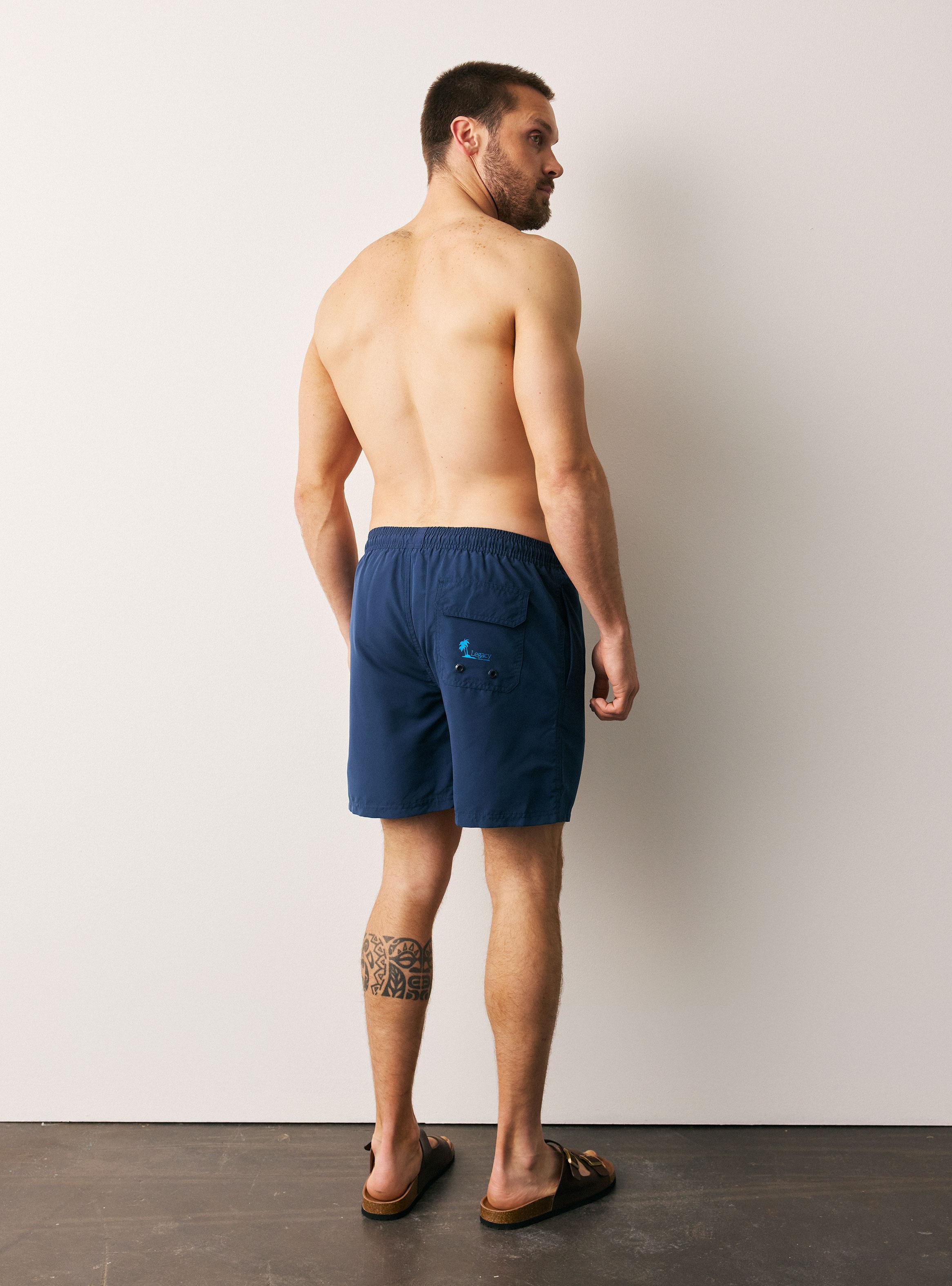 Traje de Baño Color Liso Regular Fit-5