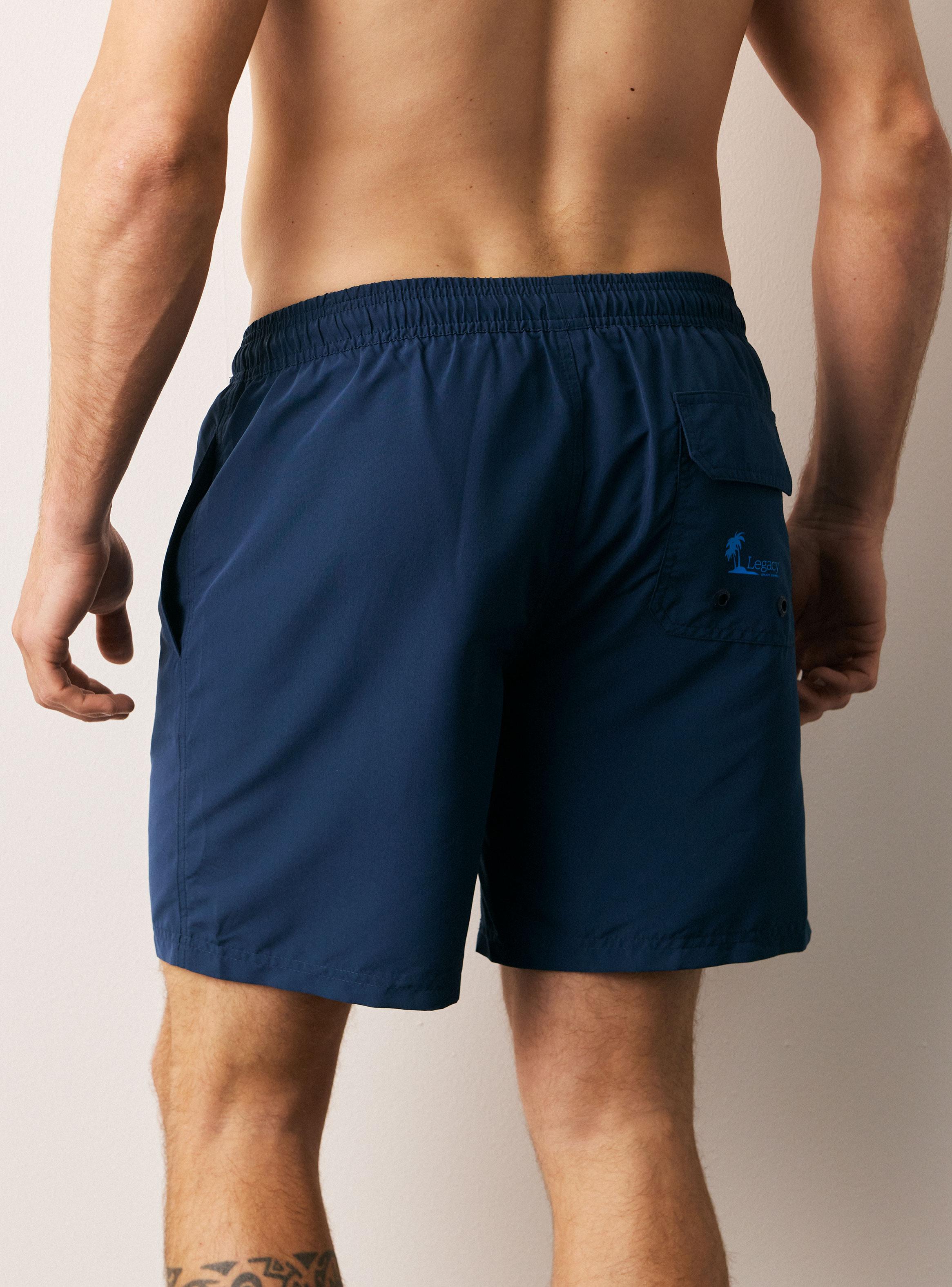 Traje de Baño Color Liso Regular Fit-3