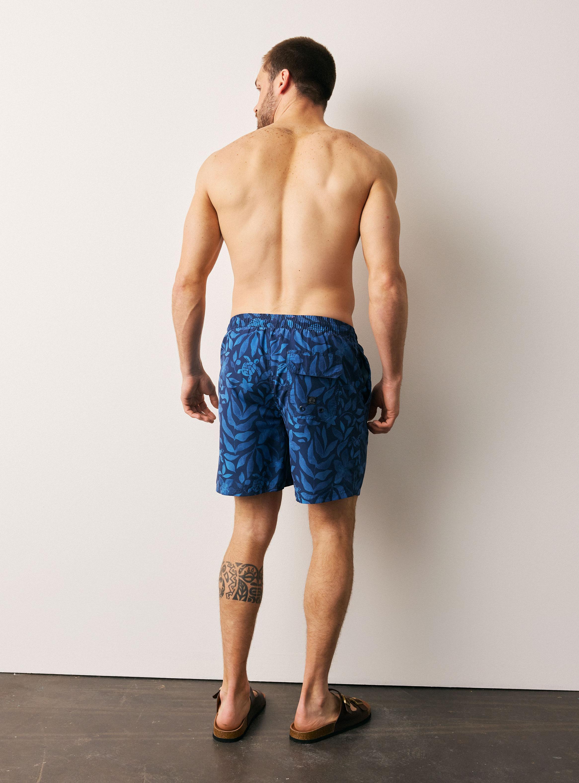 Traje de Baño Print Hojas Regular Fit-5