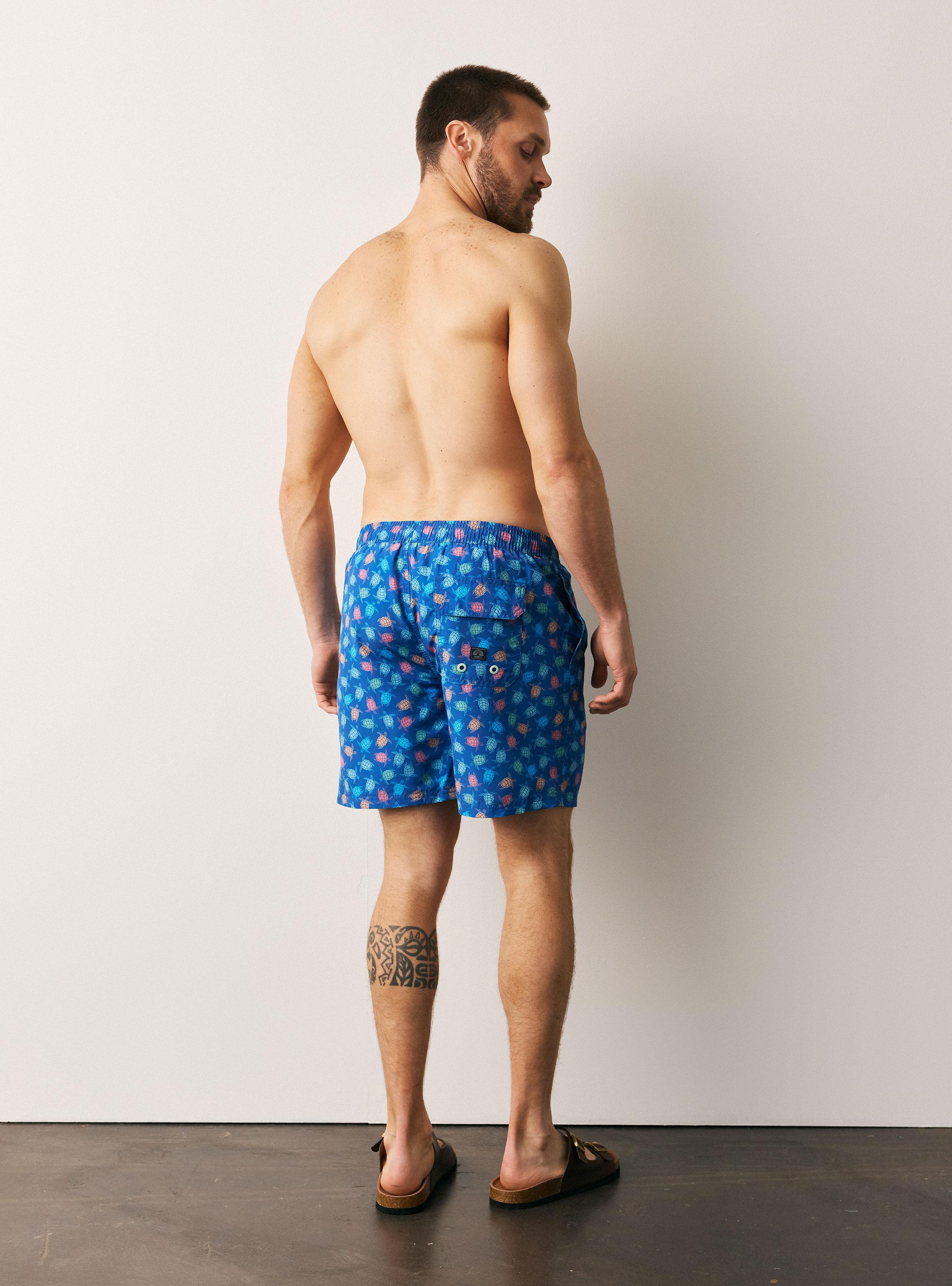 Traje de Baño Print Marino Regular Fit-5