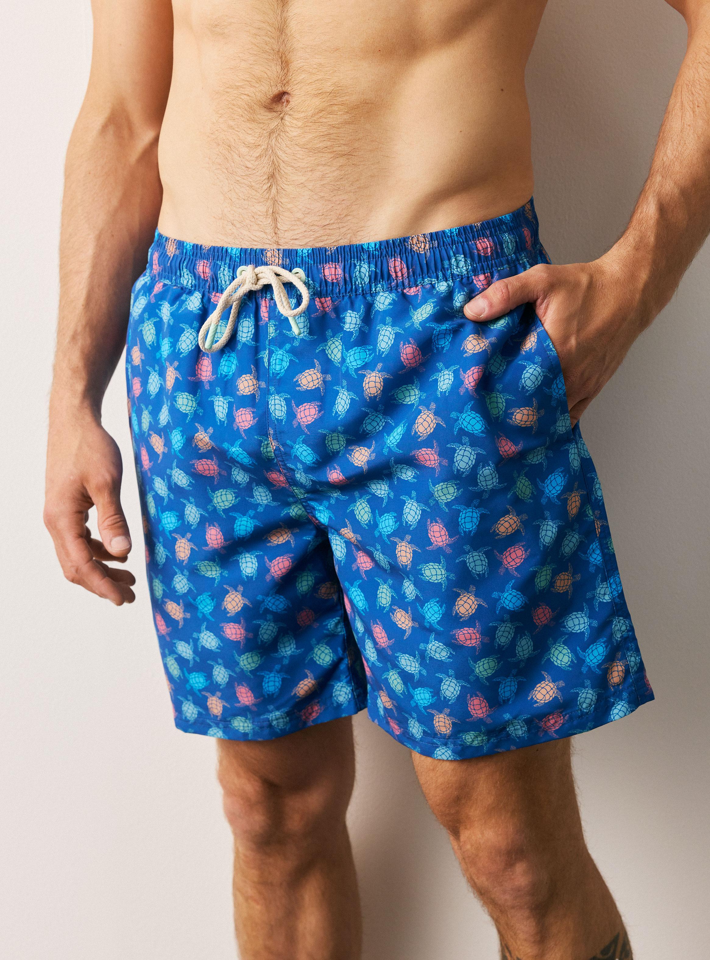 Traje de Baño Print Marino Regular Fit-2
