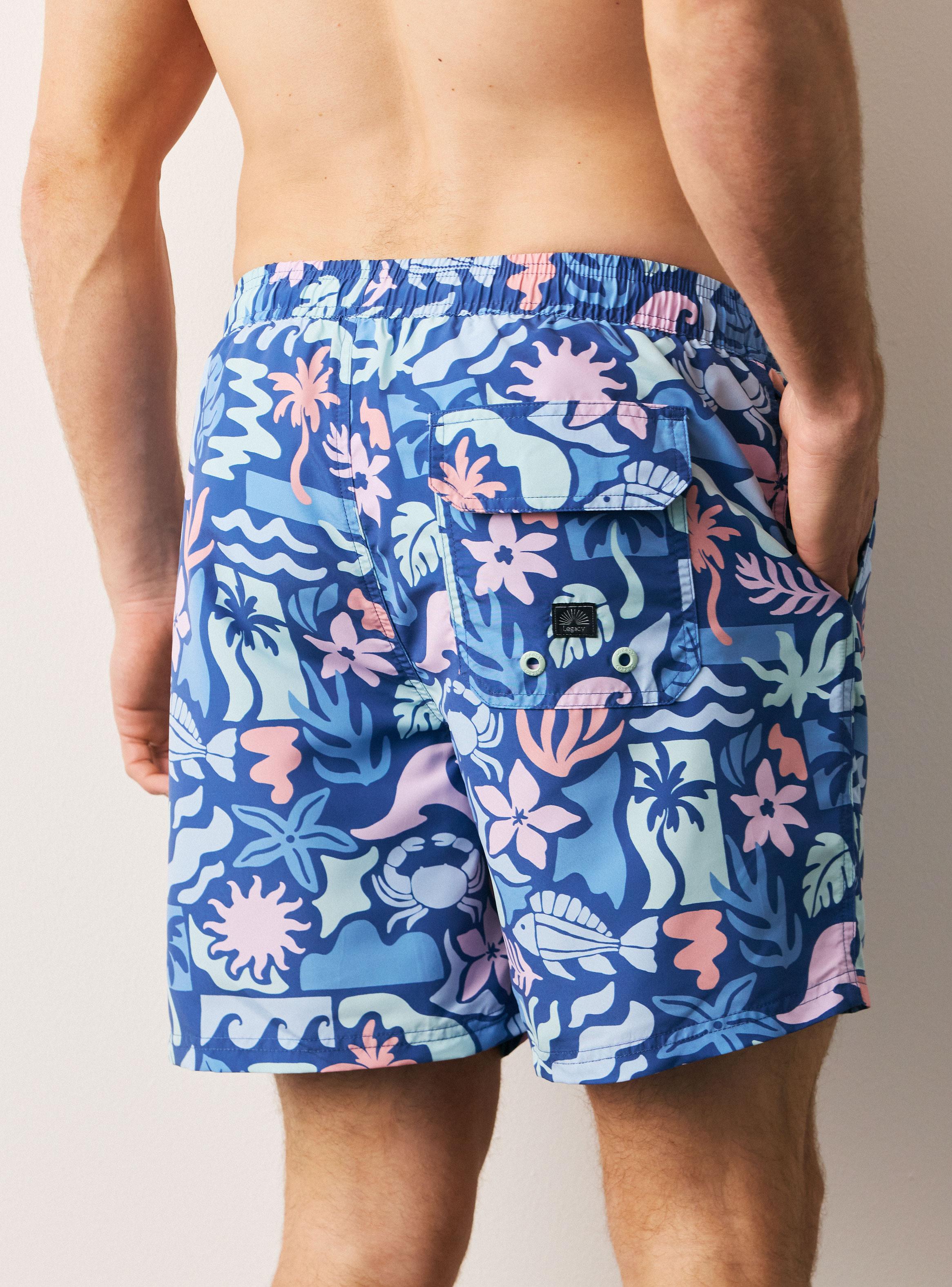 Traje de Baño Print Colores Regular Fit-3