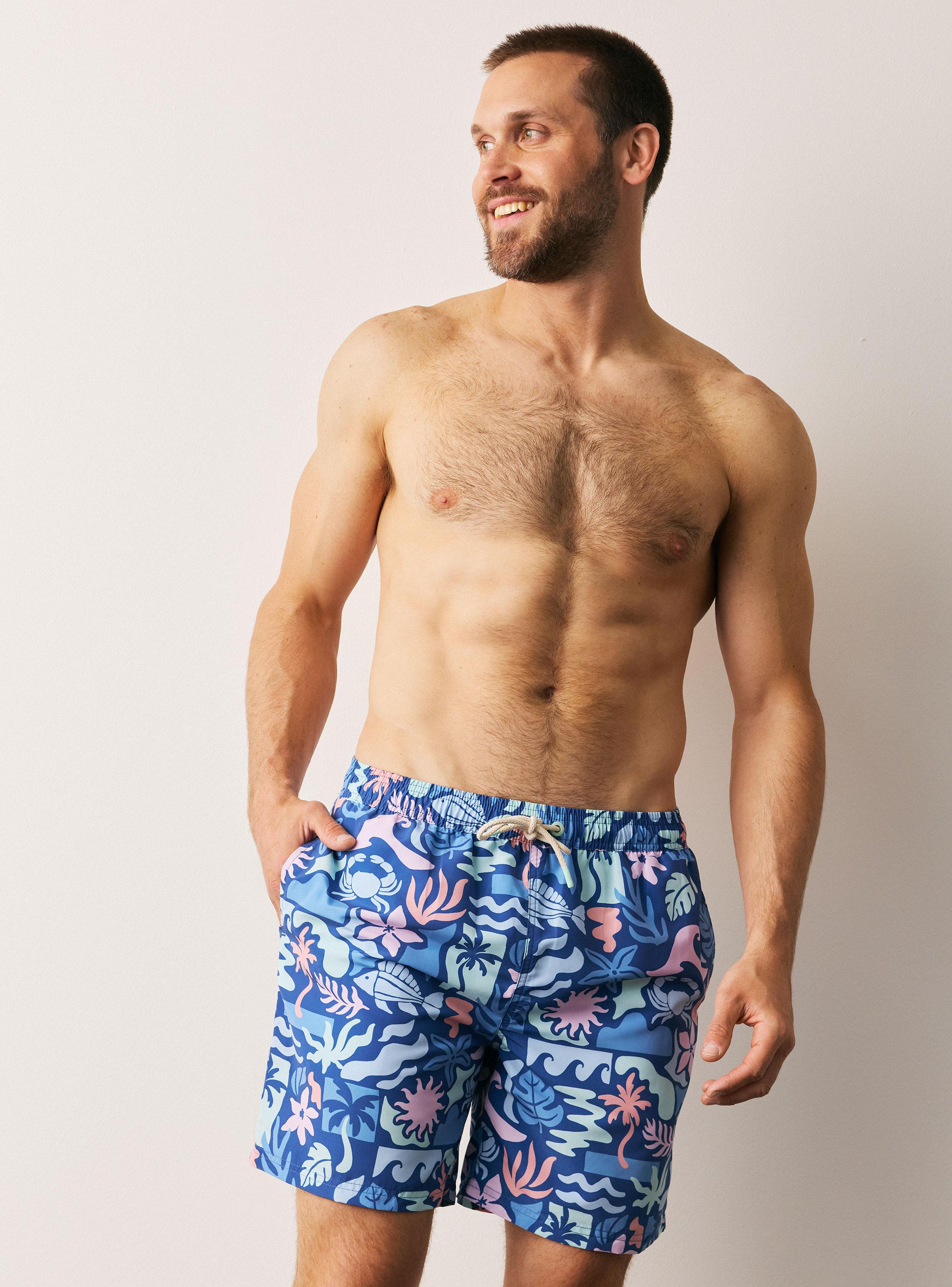 Traje de Baño Print Colores Regular Fit-0