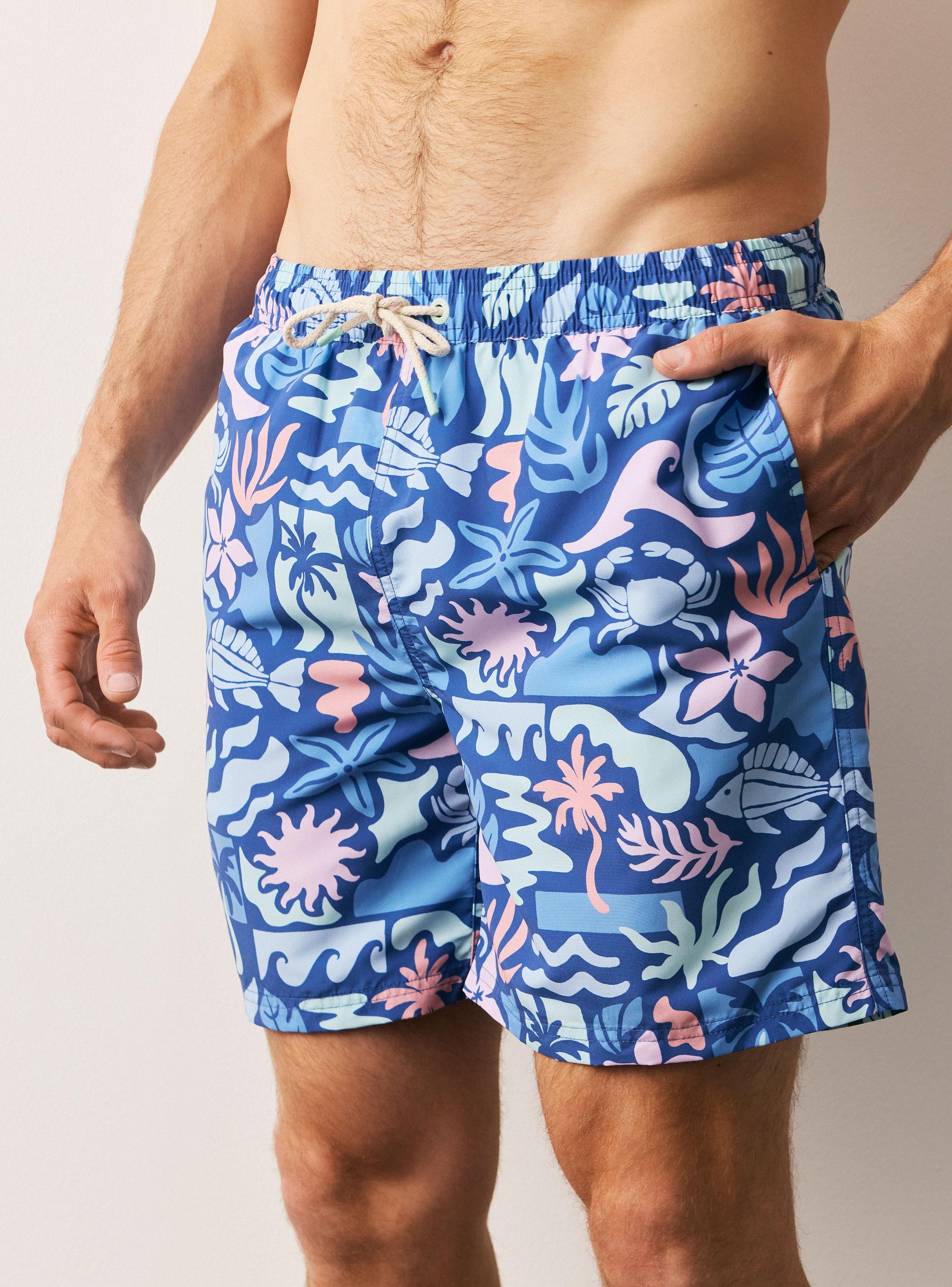 Traje de Baño Print Colores Regular Fit-2