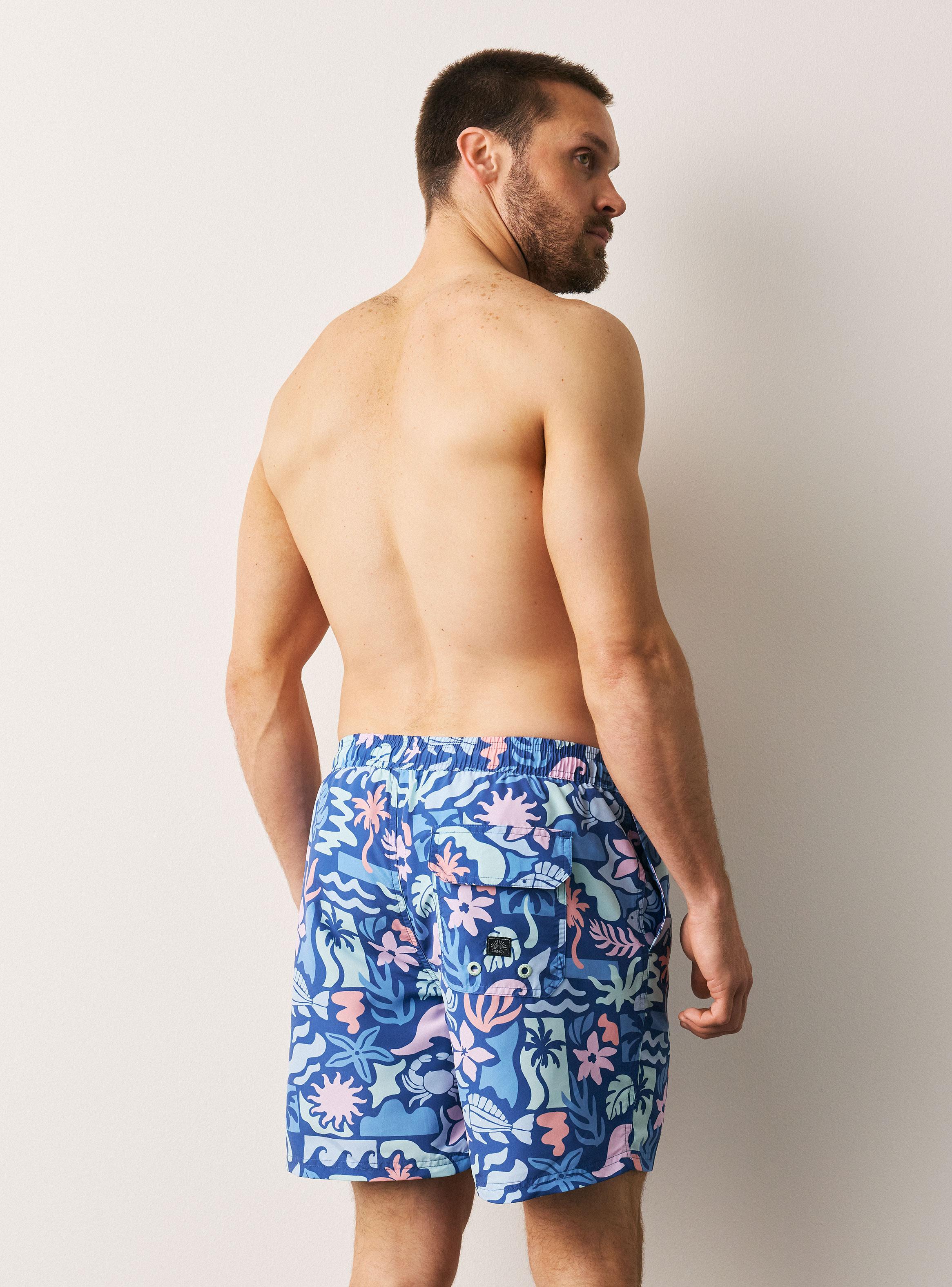 Traje de Baño Print Colores Regular Fit-1