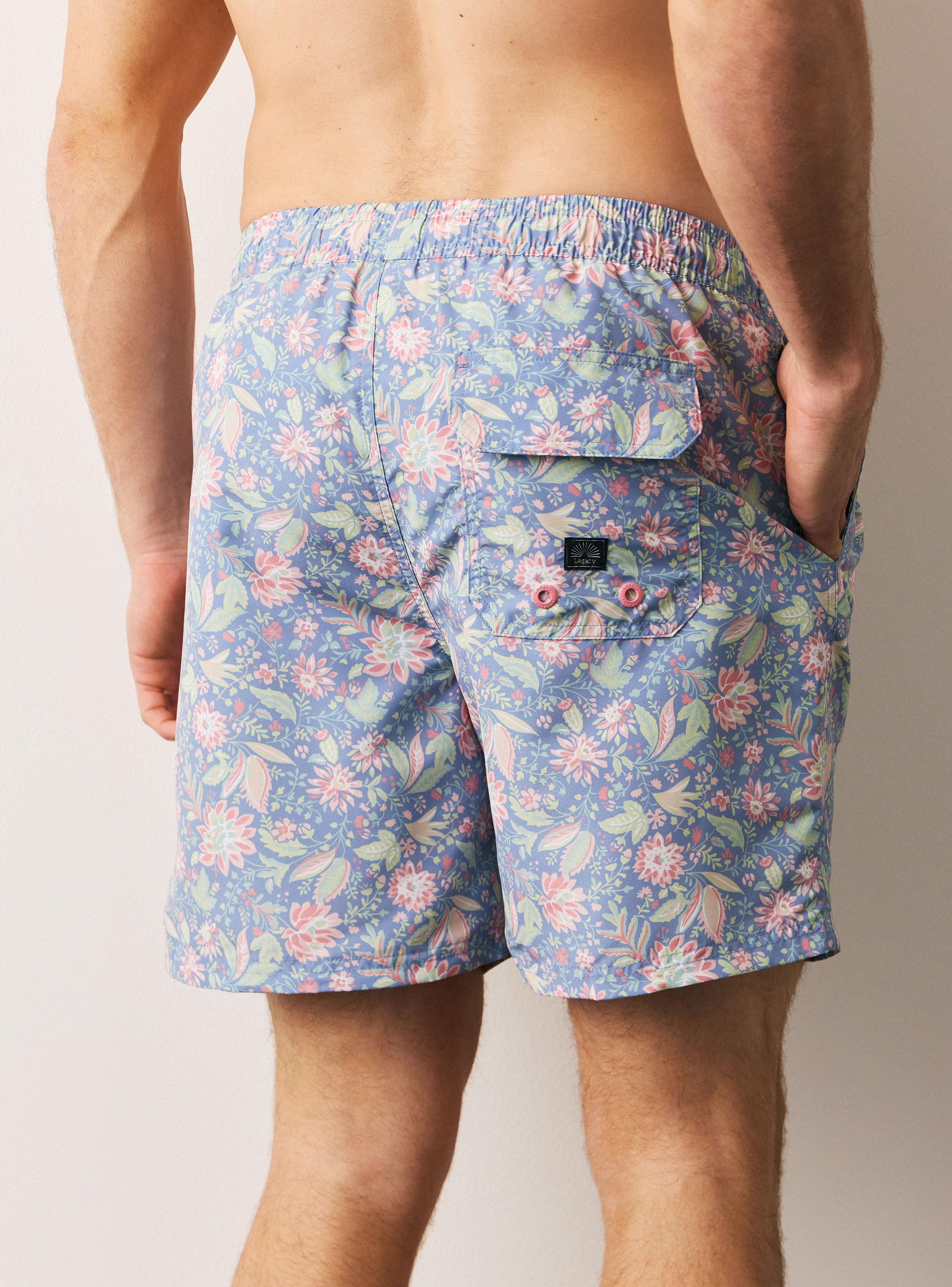 Traje de Baño Print Vintage Regular Fit-3
