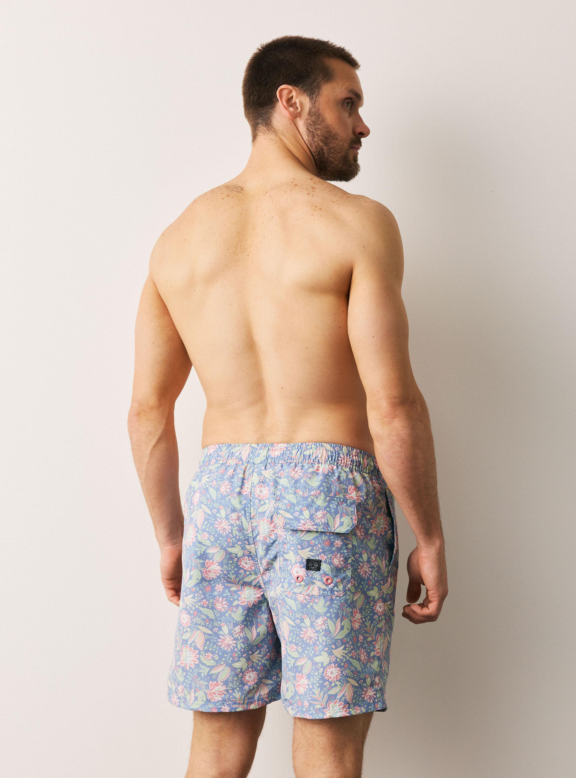 Traje de Baño Print Vintage Regular Fit-1