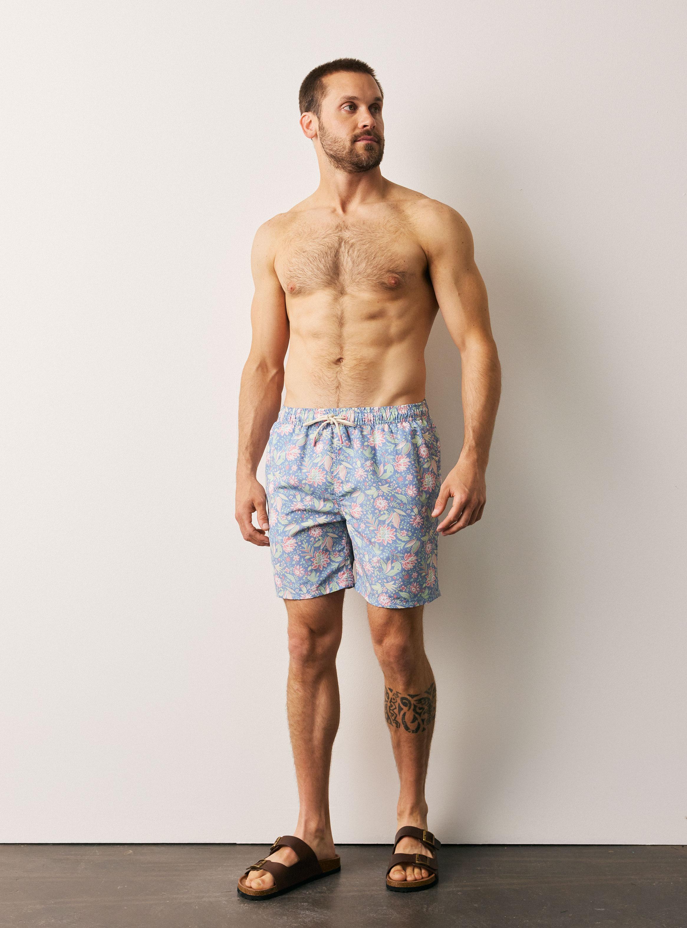 Traje de Baño Print Vintage Regular Fit-4