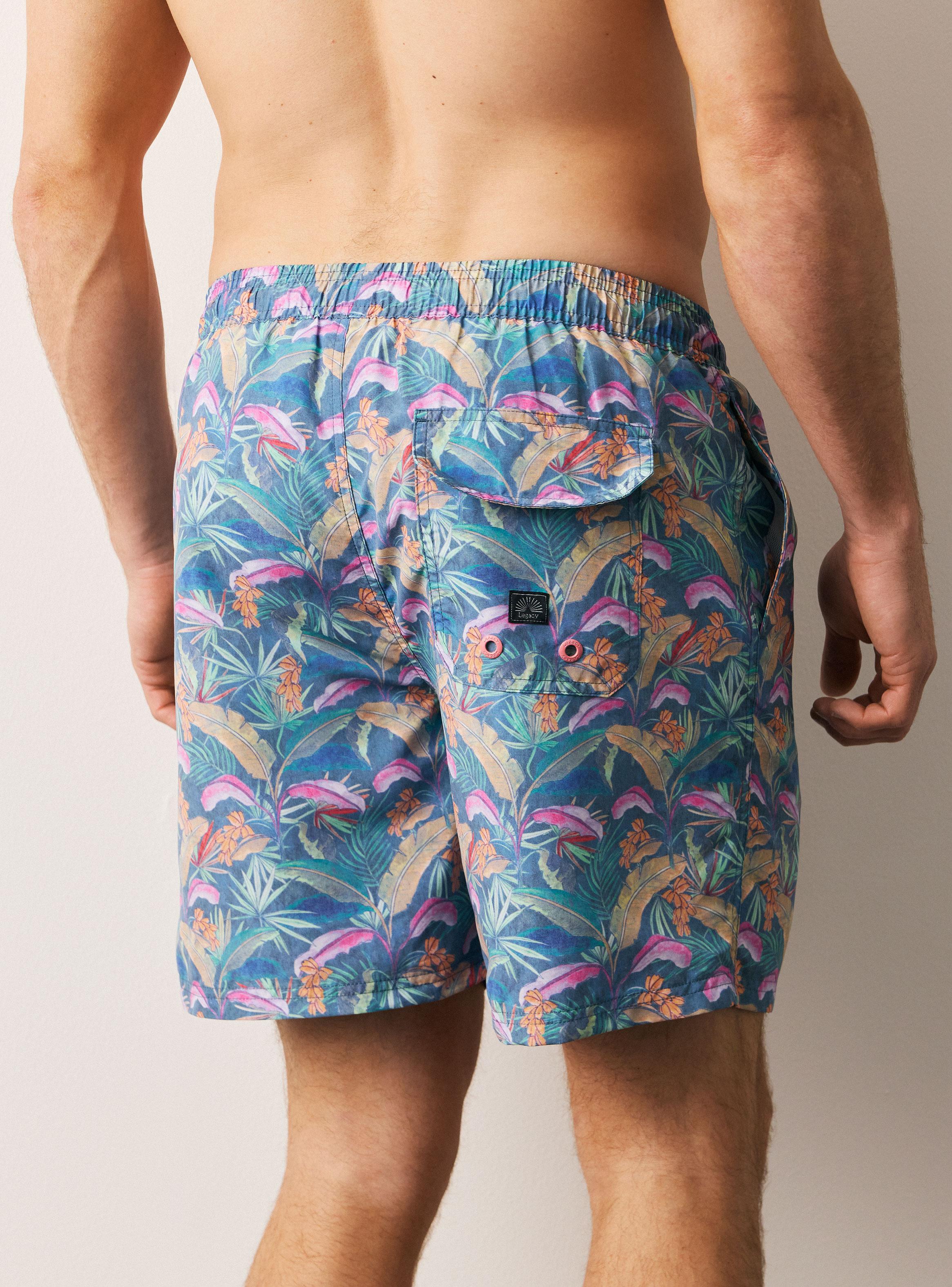 Traje de Baño Print Colorido Regular Fit-3