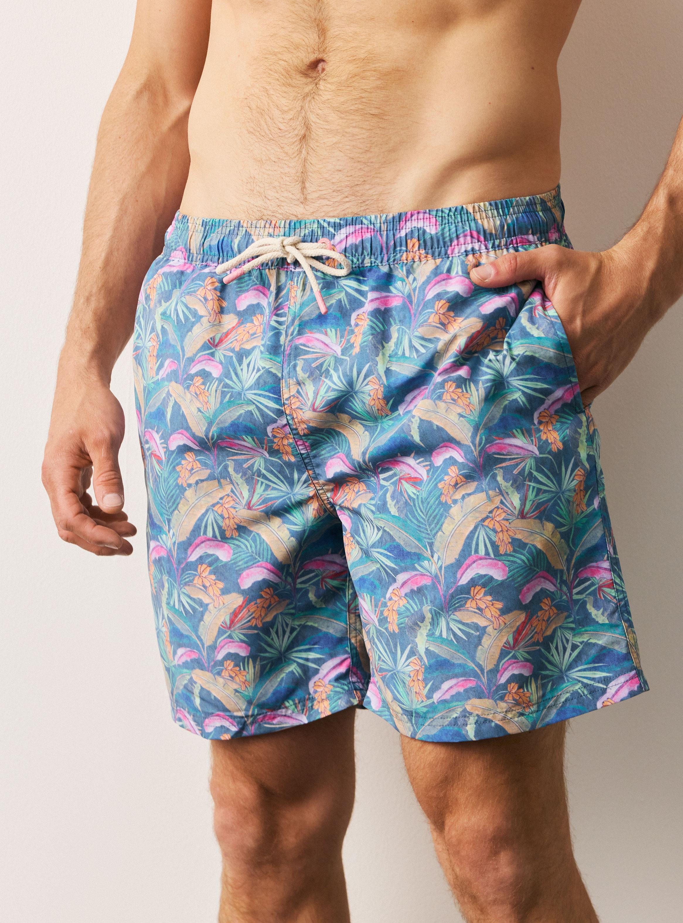 Traje de Baño Print Colorido Regular Fit-2
