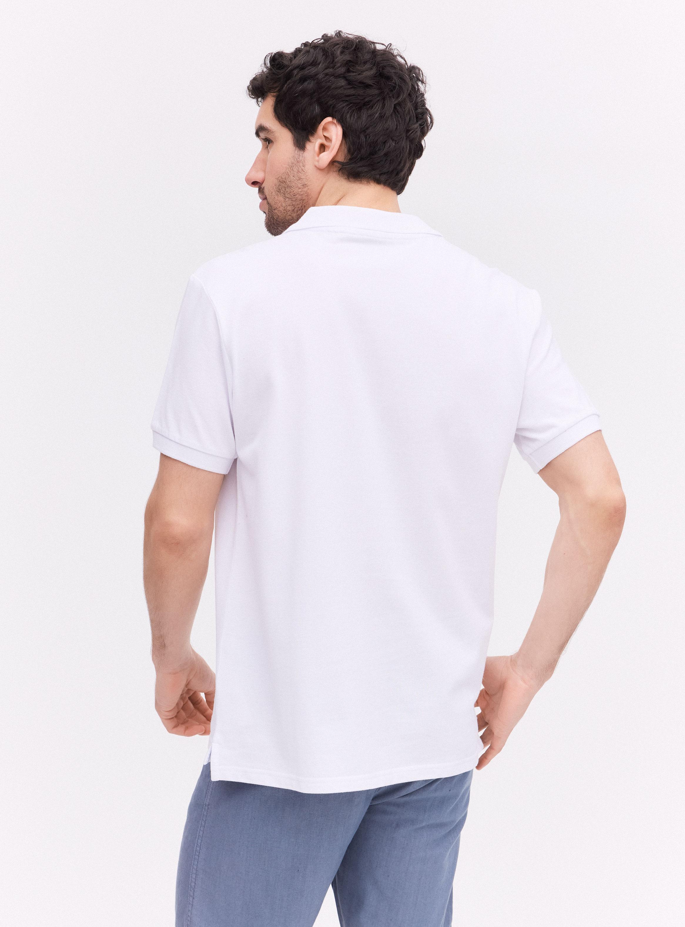 Polera Manga Corta Polo Cuello contraste-1