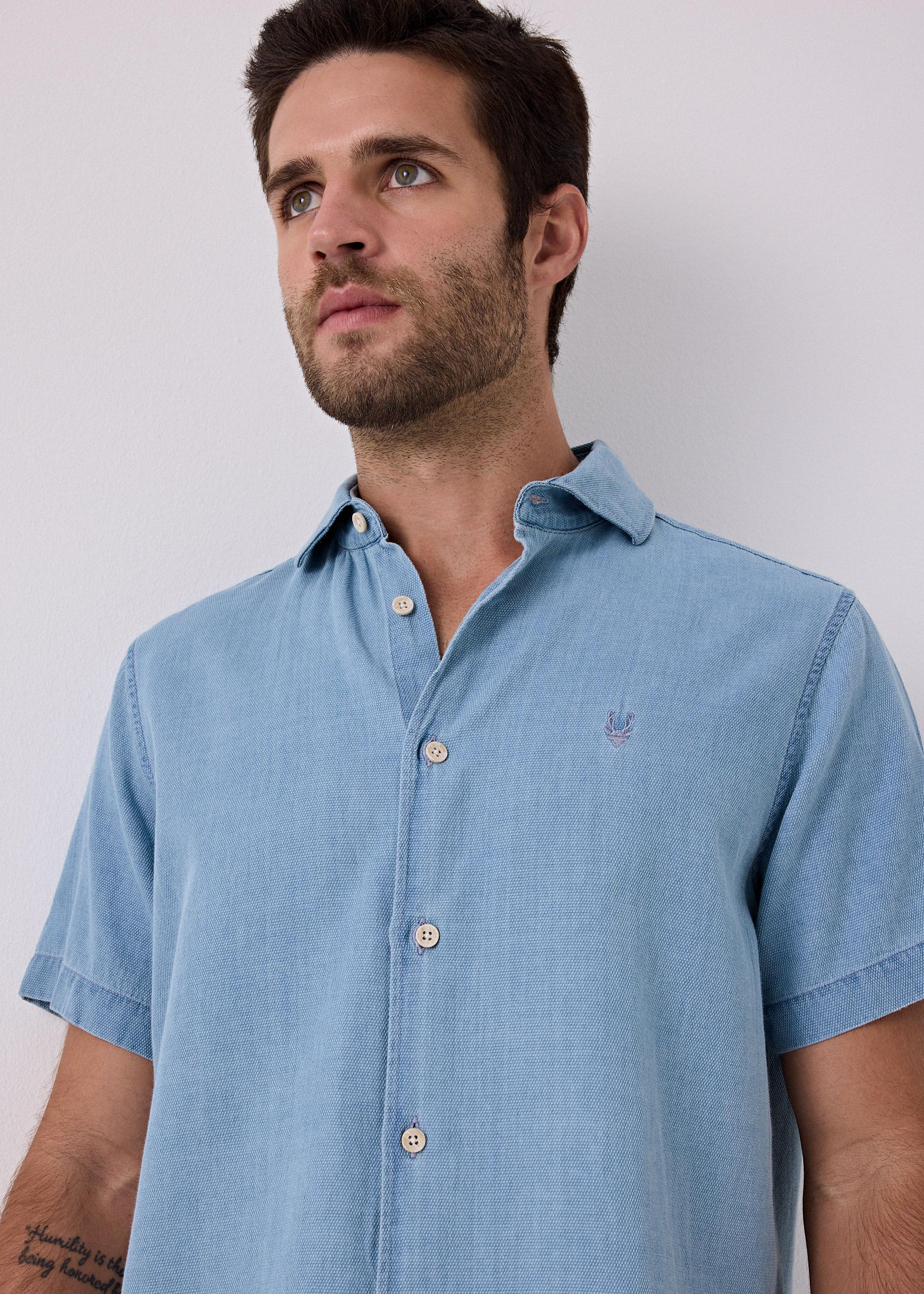 Camisa Dobby Textura Algodón-2