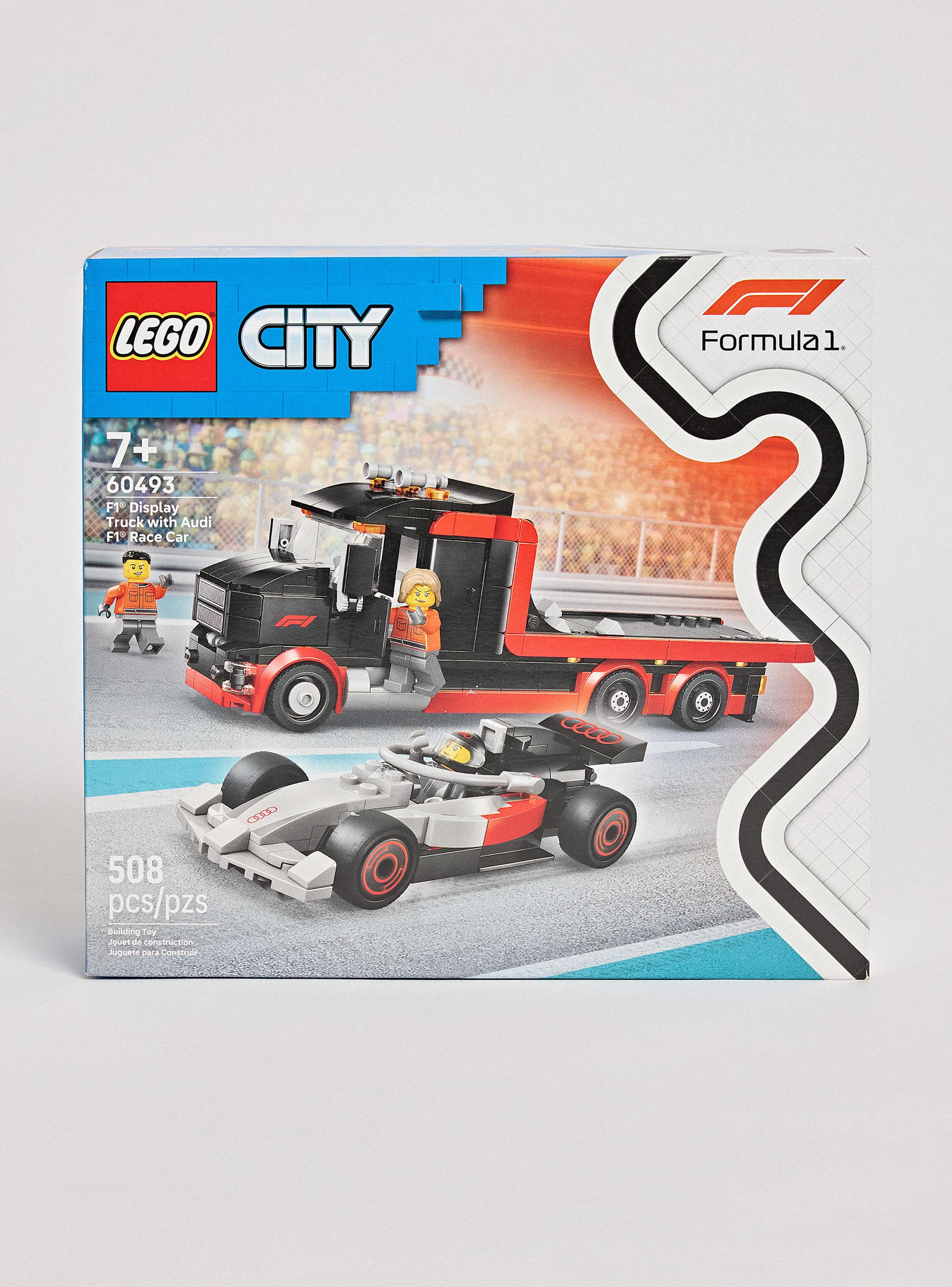 Lego Camión Exposición F1 con Auto Audi 508 Piezas-3